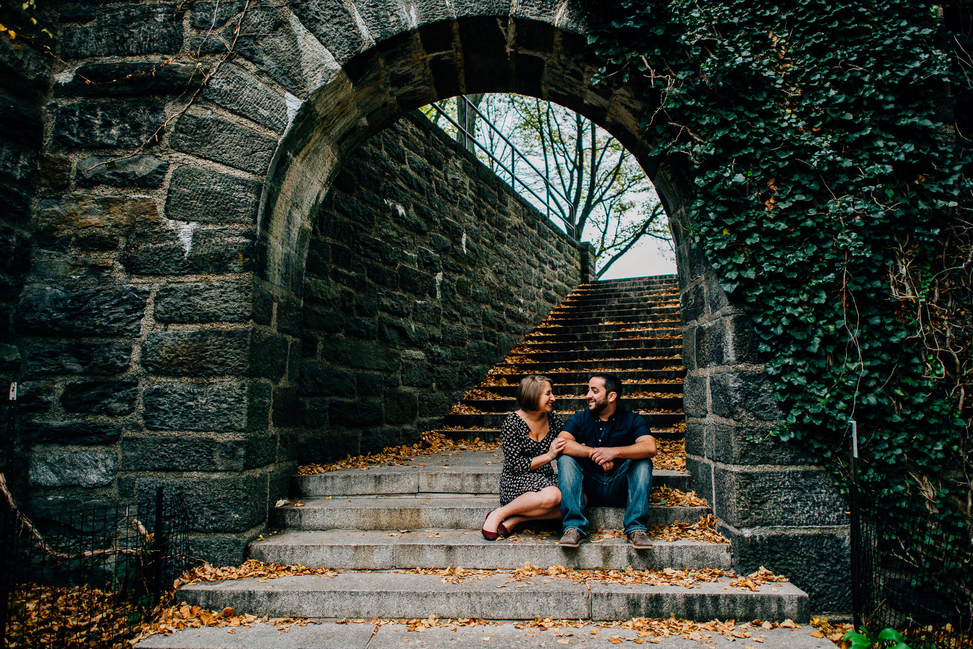 engagement Fort Tryon Park