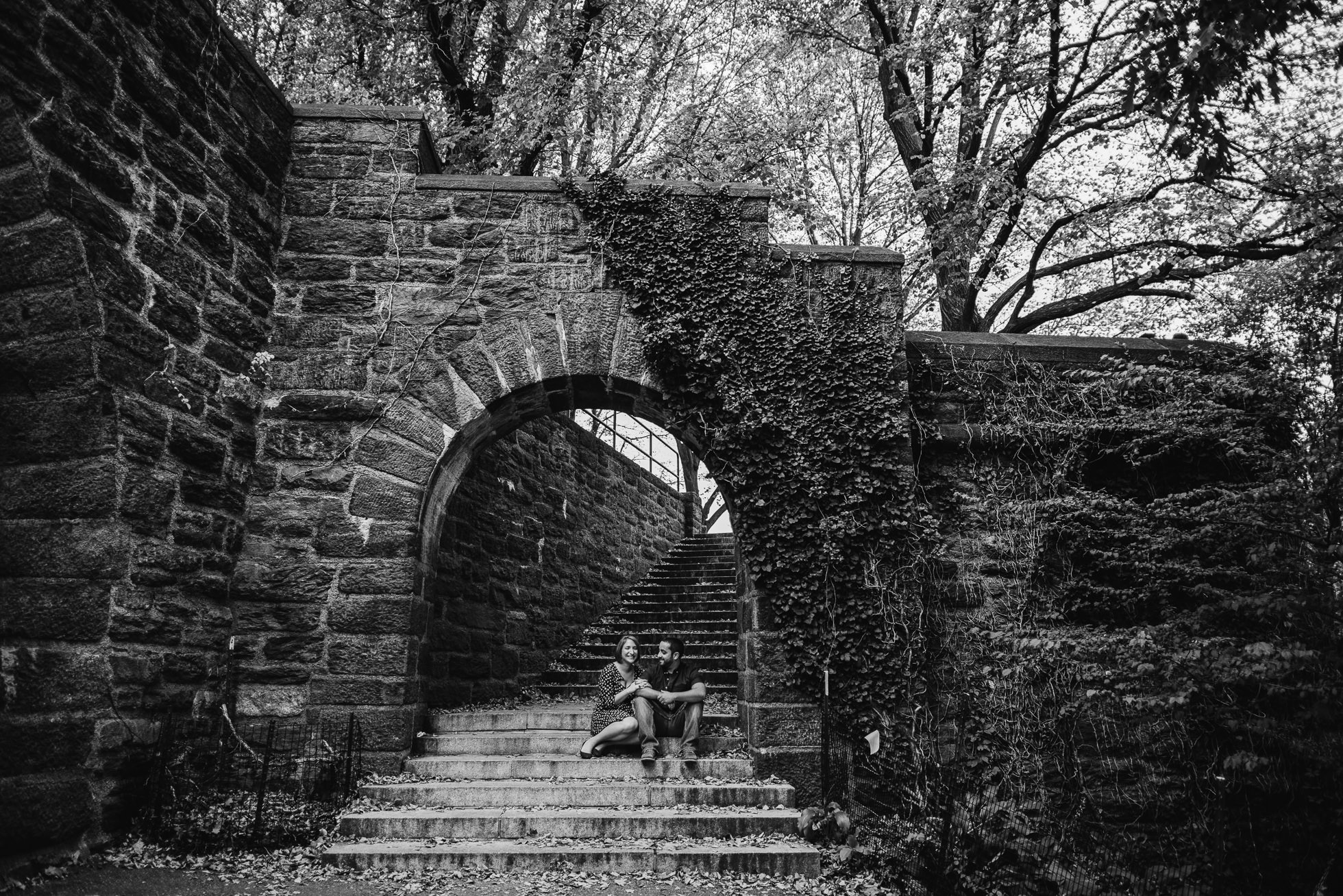 engagement session Fort Tryon Park