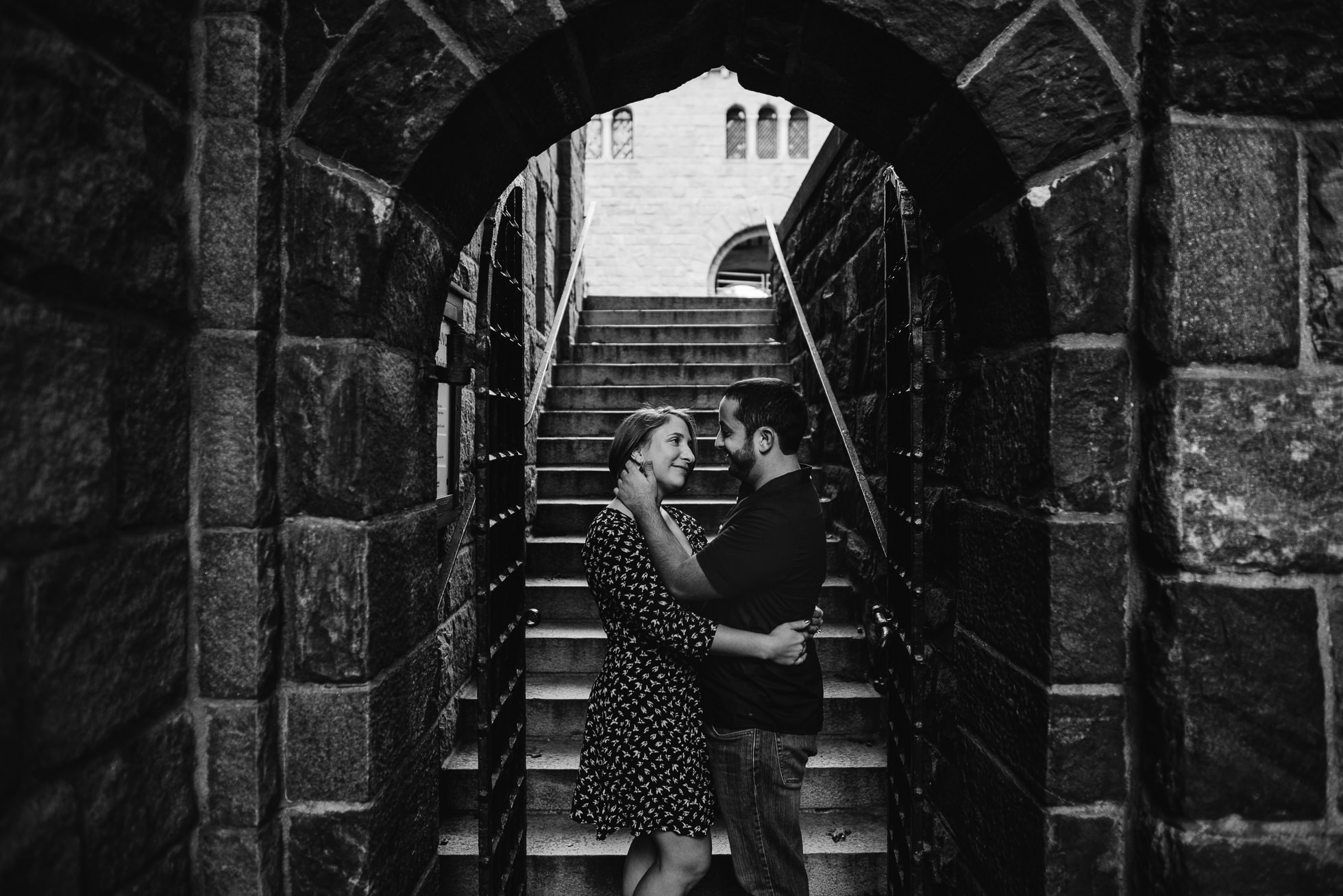 The Cloisters arch engagement