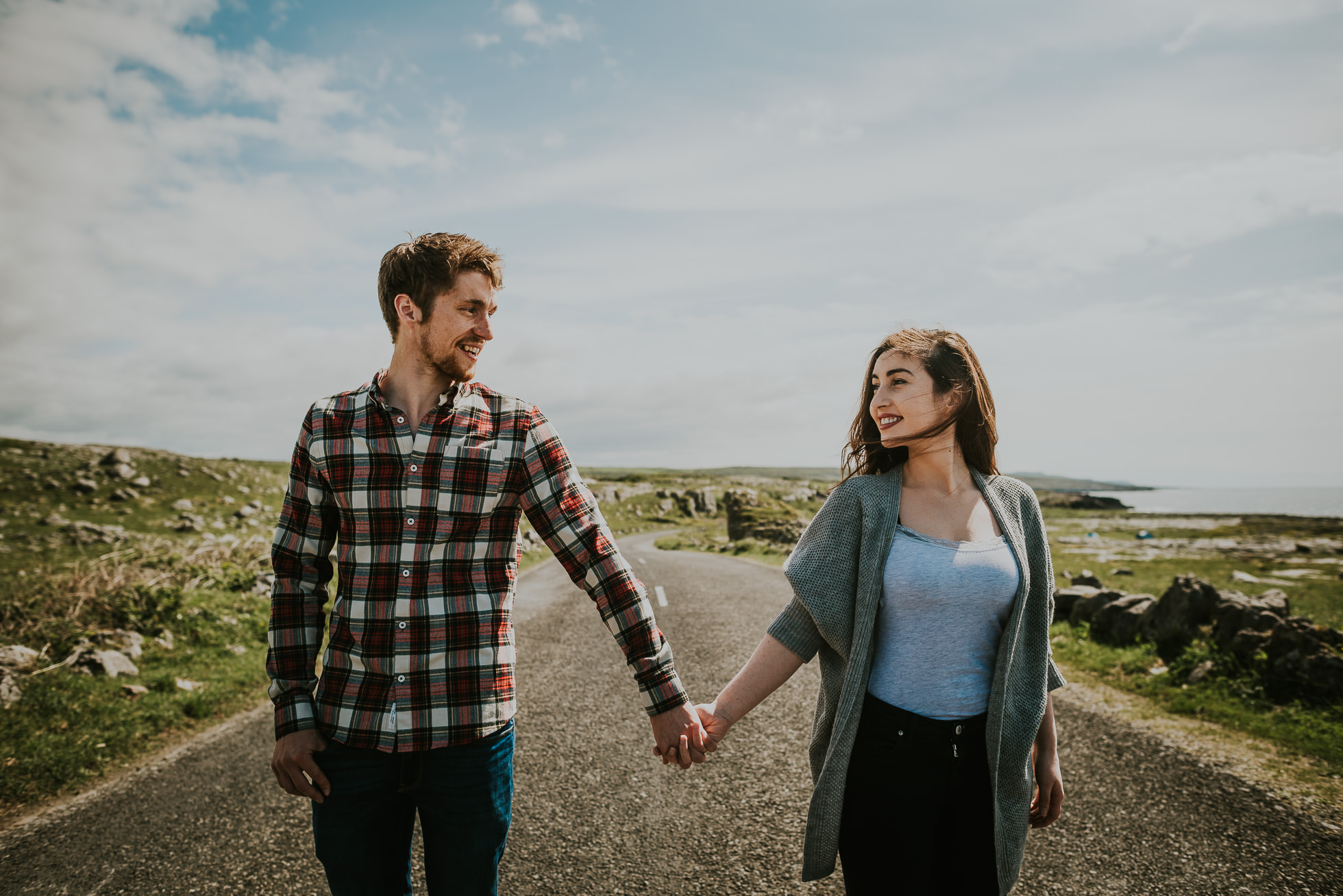 holding hands the Burren