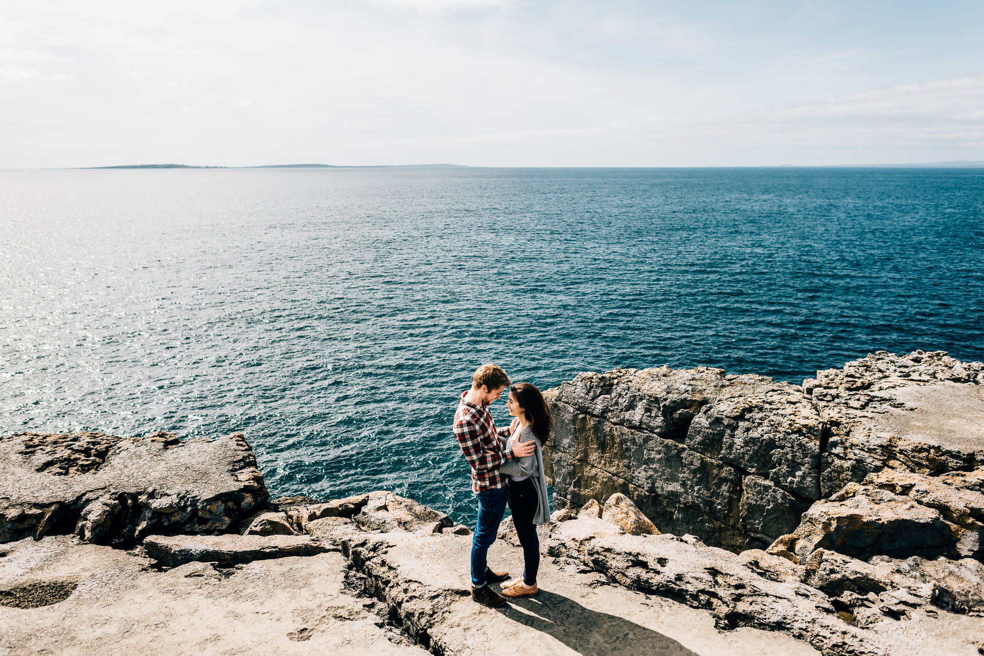 Irish couple Cliffs of Moher