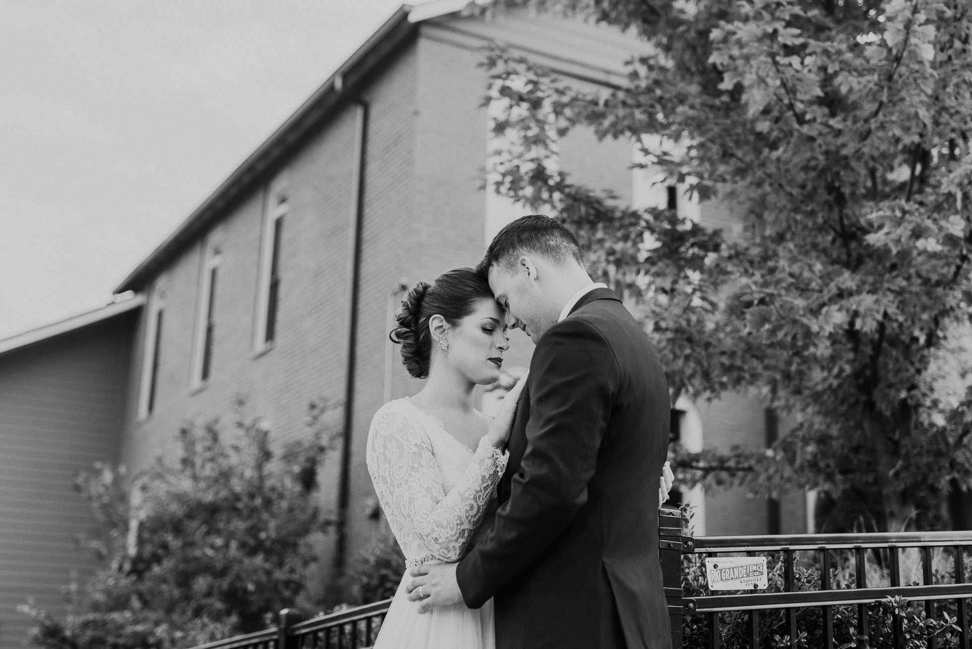 emotional bride and groom at the cordelle nashville wedding