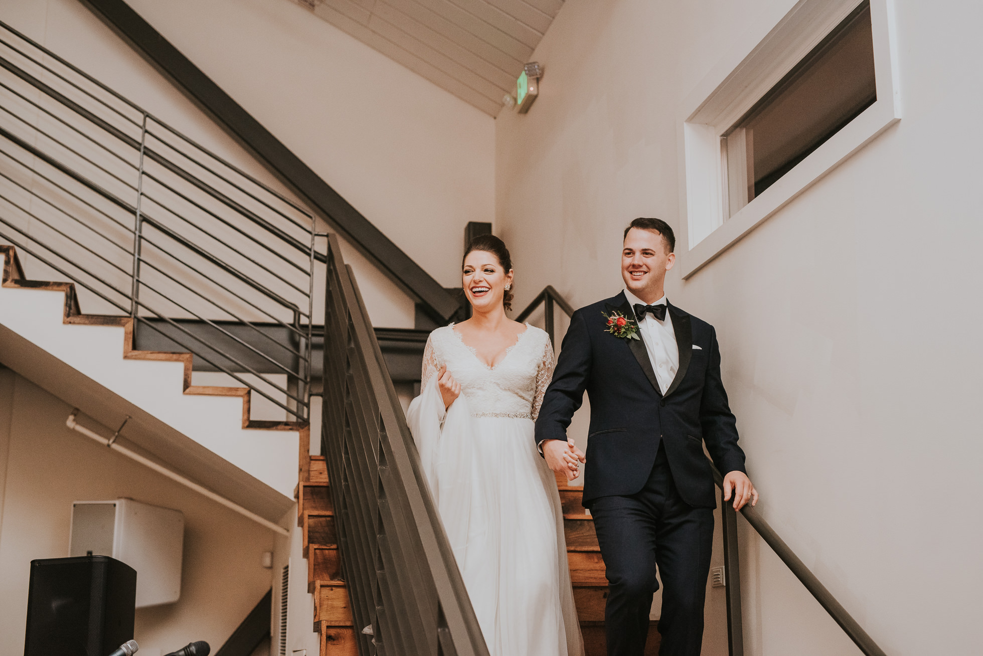 bride and groom reception entrance at the cordelle nashville