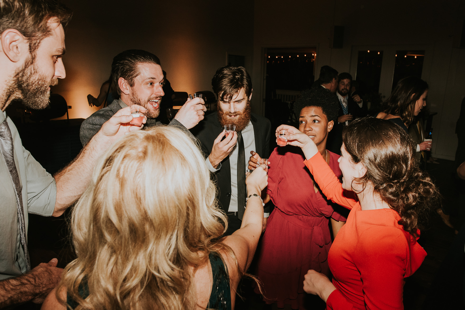 shots at wedding reception at the cordelle nashville wedding