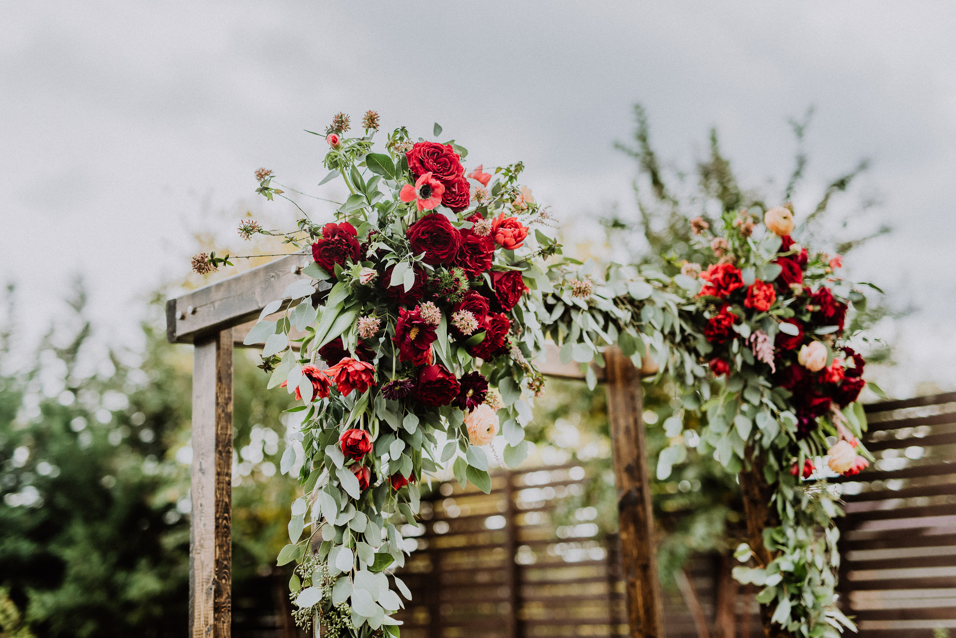 beautiful floral wedding arch the cordelle