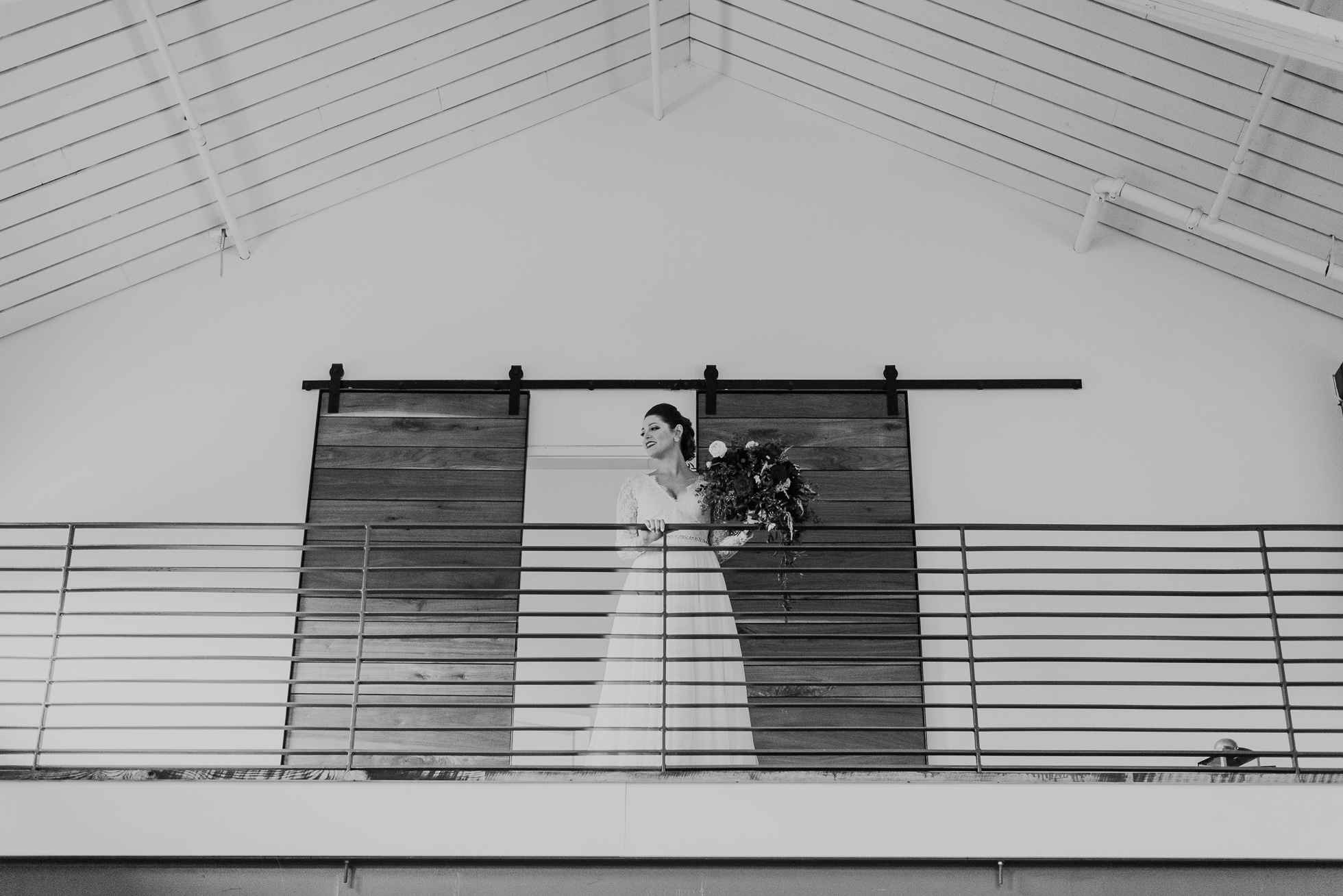 bride coming out of bridal suite at the cordelle nashville wedding