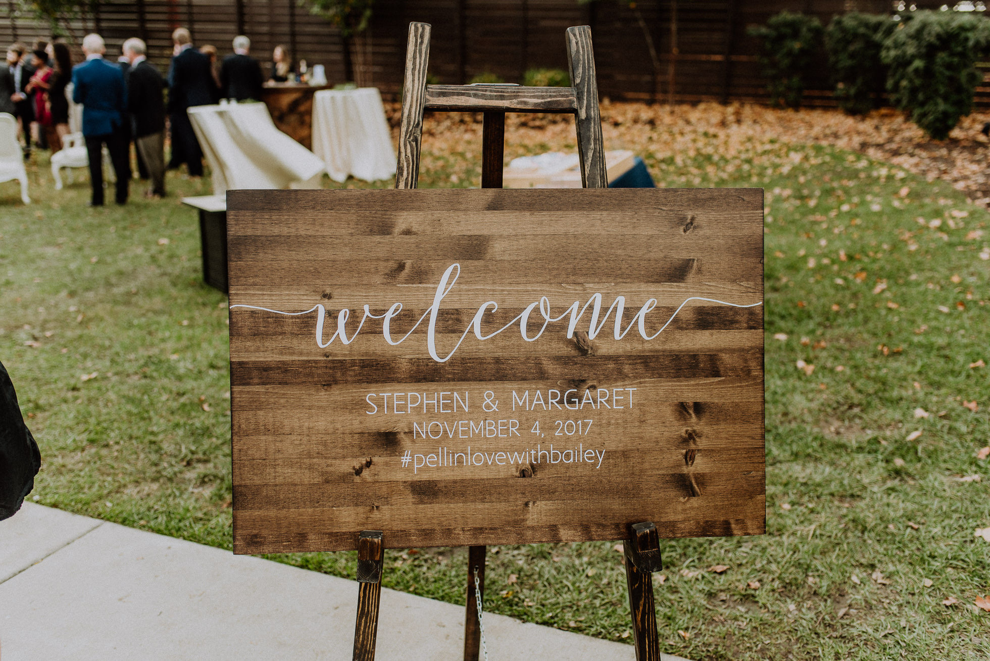 wedding welcome sign the cordelle nashville wedding