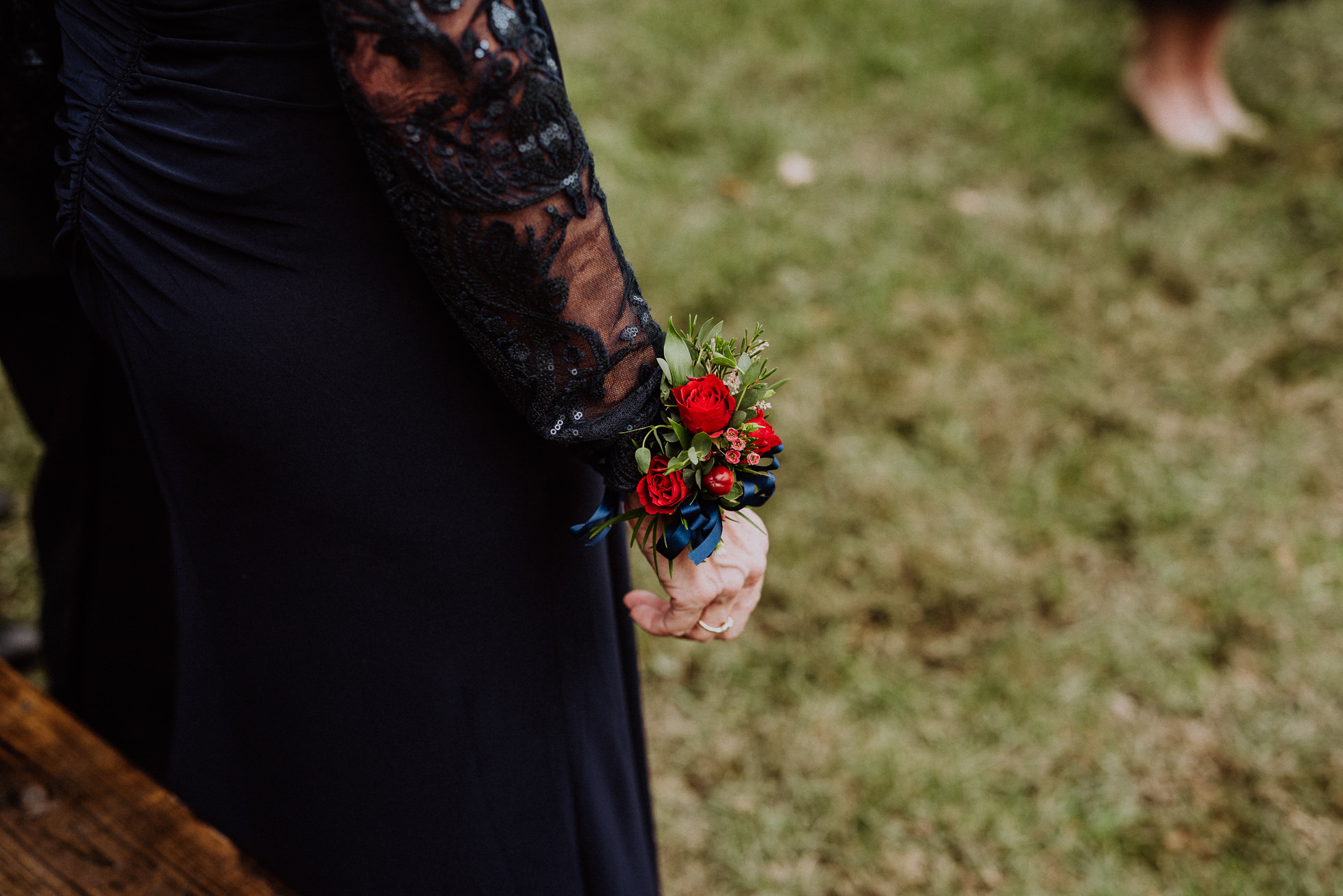 mother of the bride floral corsage