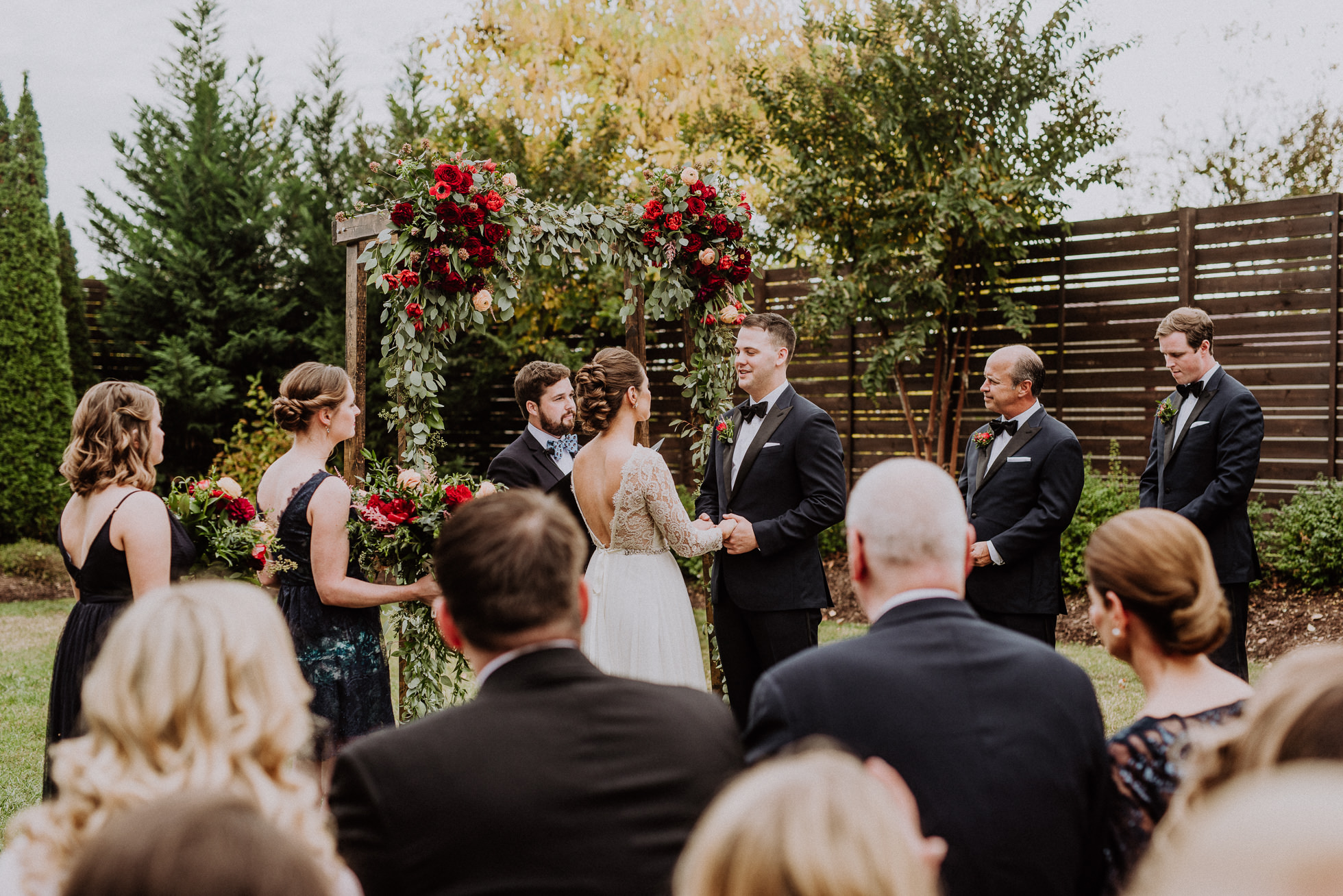 vow exchange outdoor ceremony at the cordelle nashville