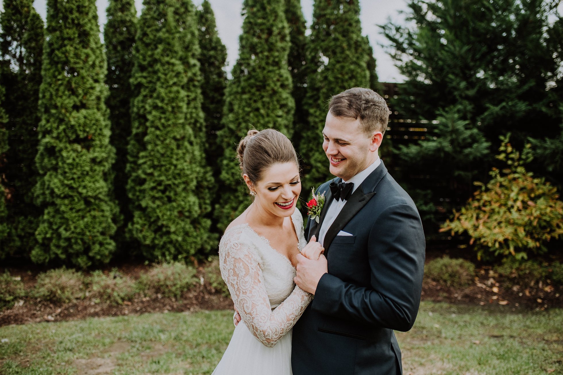 laughing bride and groom at the cordelle nashville