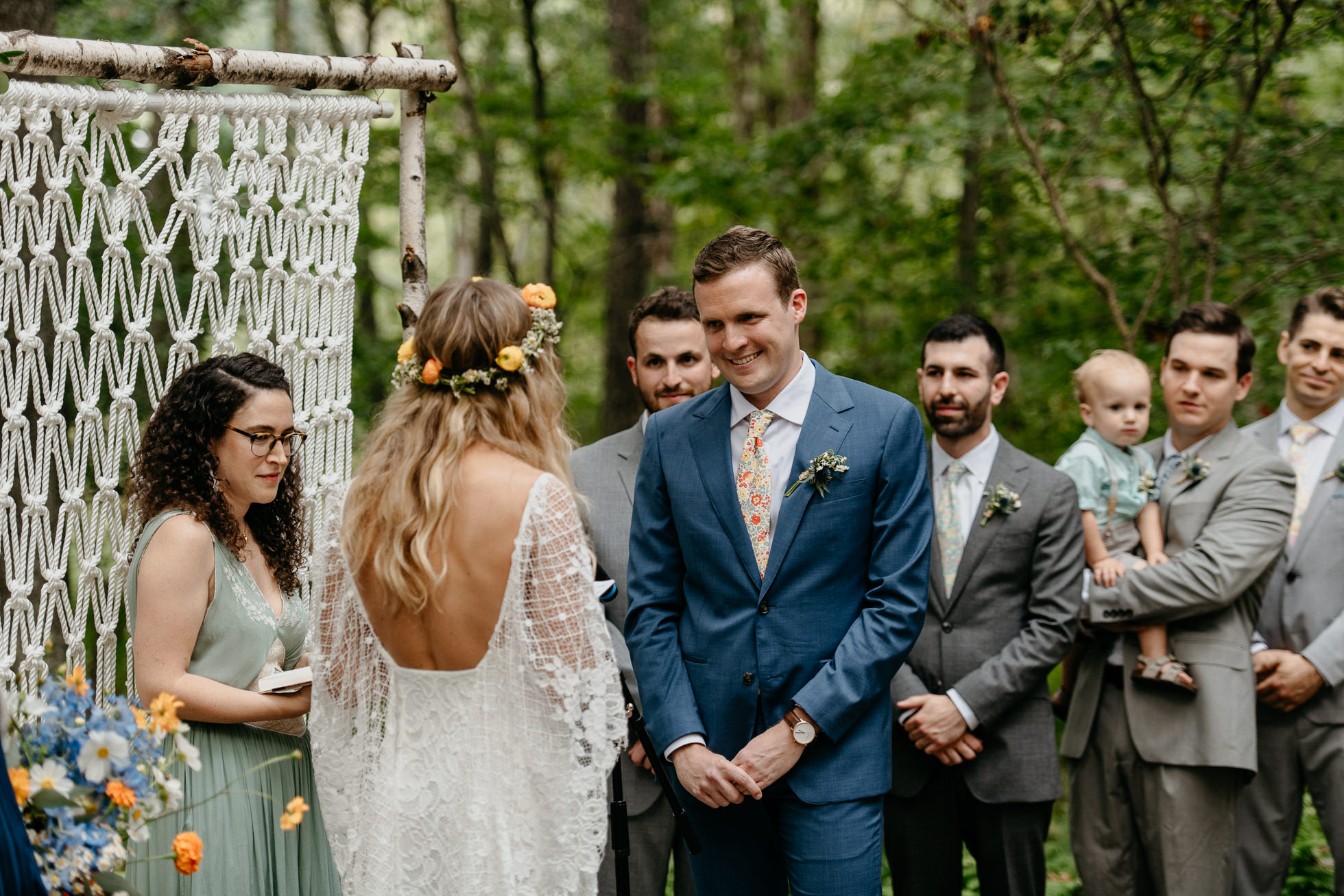 blue groom suits