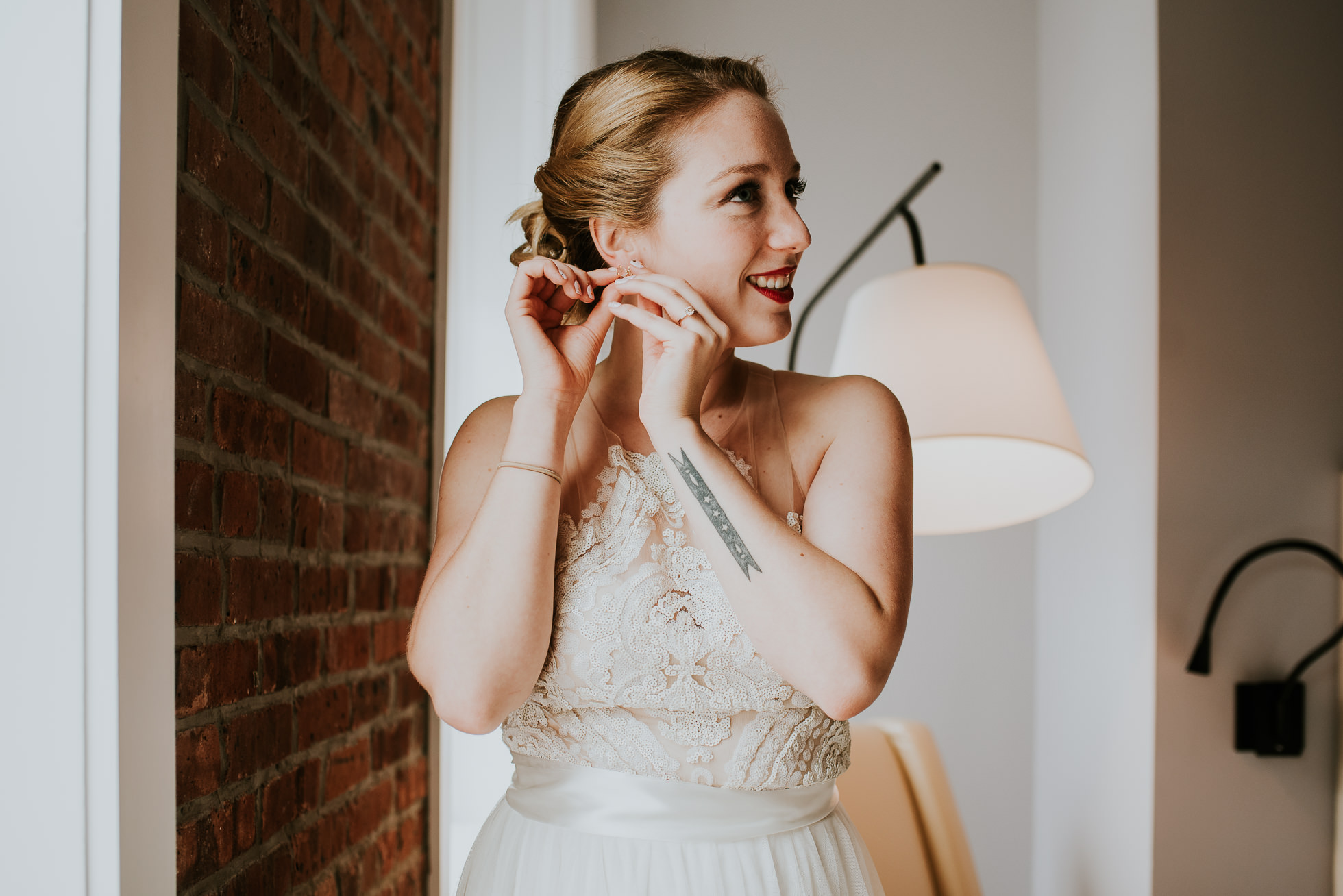 bridal portrait photographed by Traverse The Tides