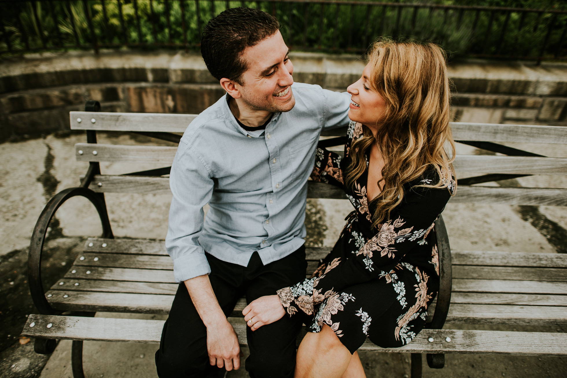 bride and groom sitting photographed by Traverse the Tides9