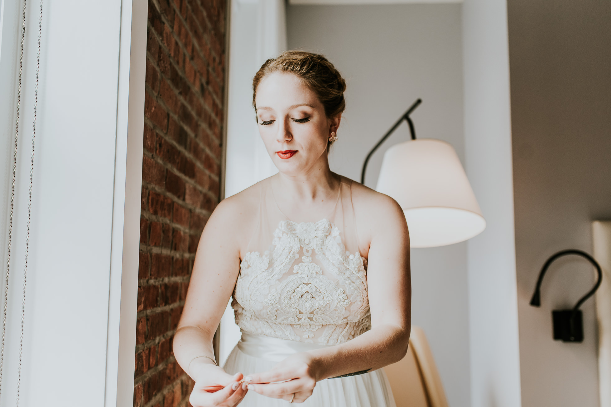 bride jewelry photographed by Traverse The Tides