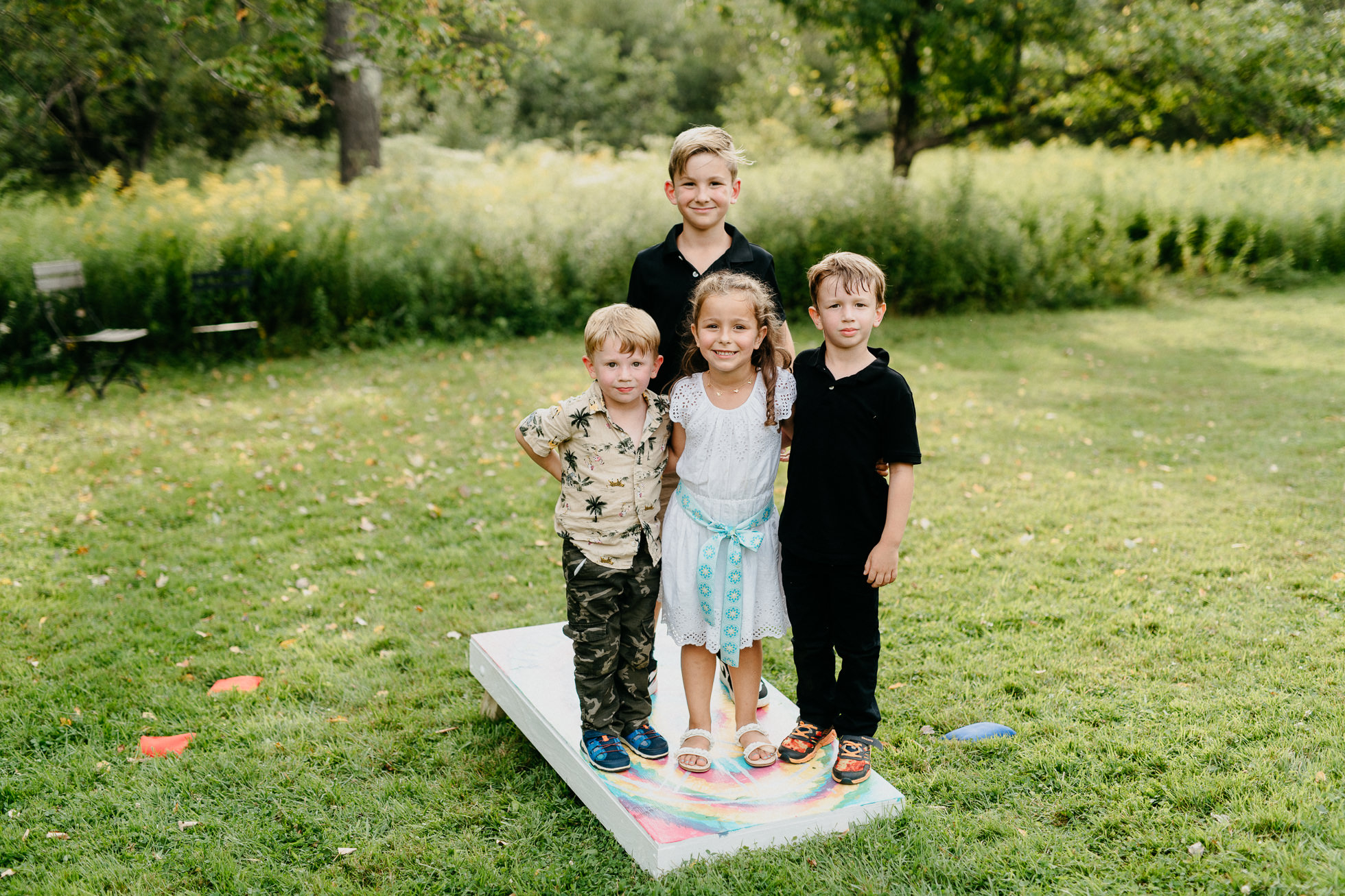 children at wedding