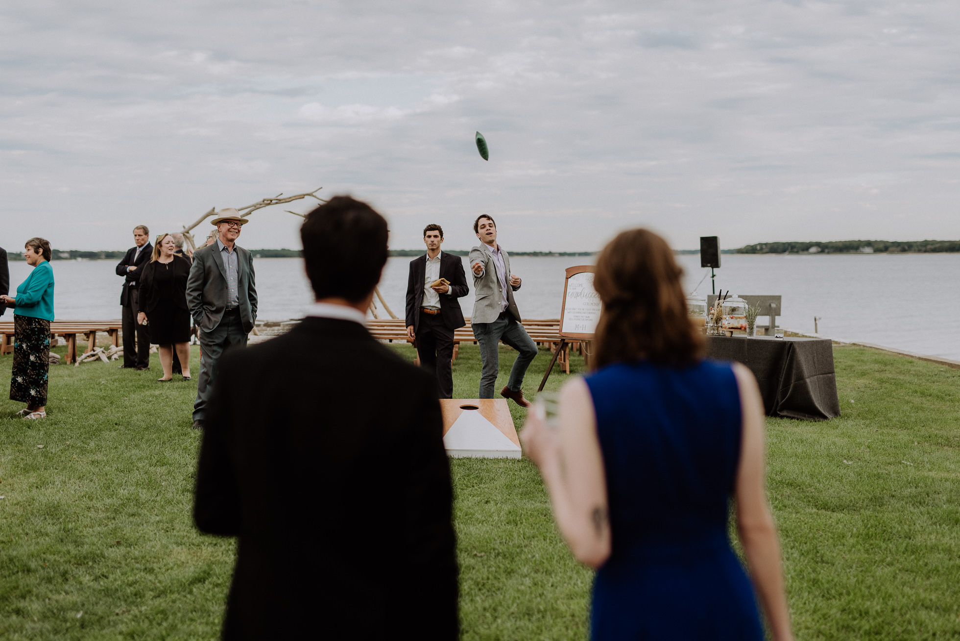 cornhole set for weddings