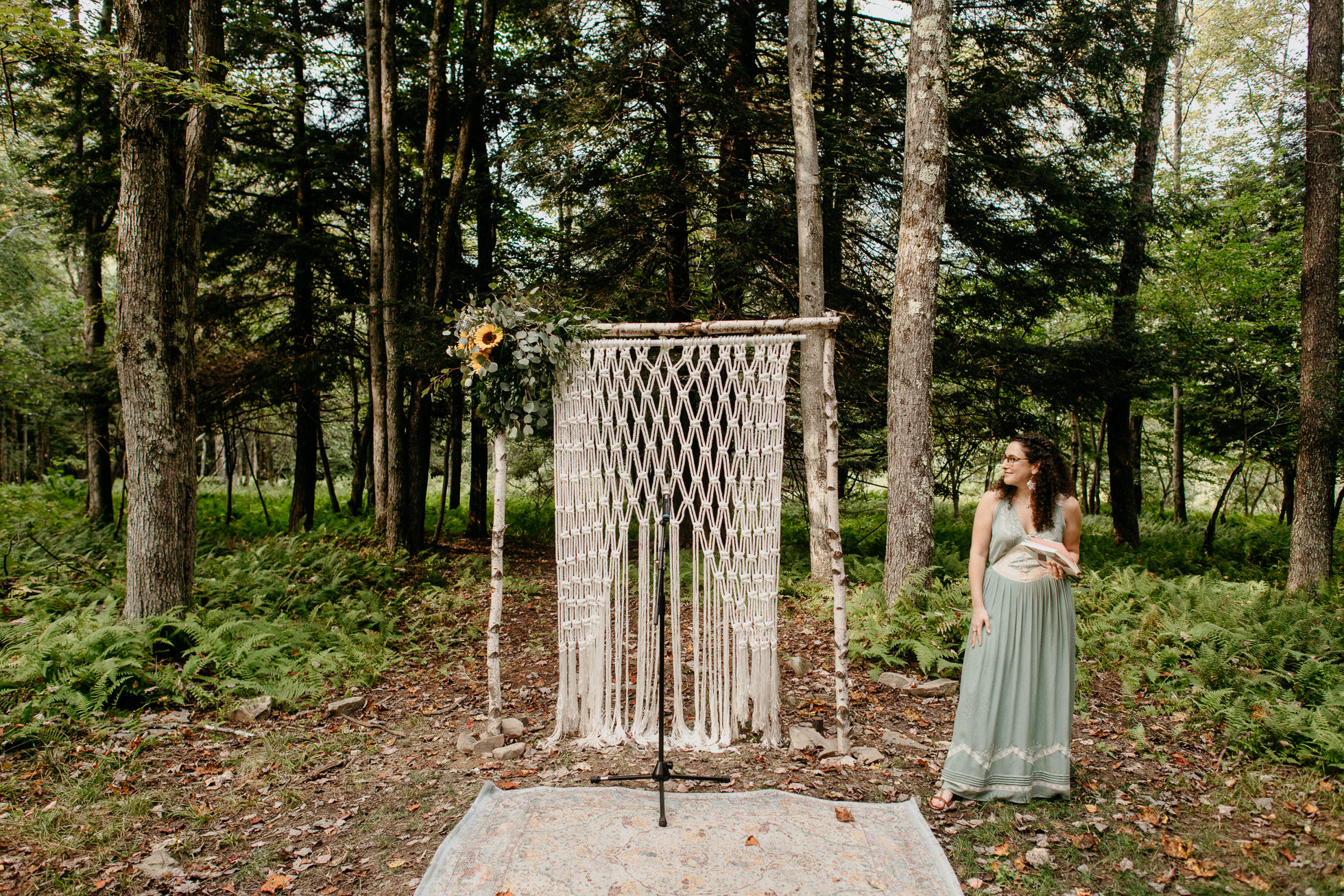 custom rustic wedding arch new york