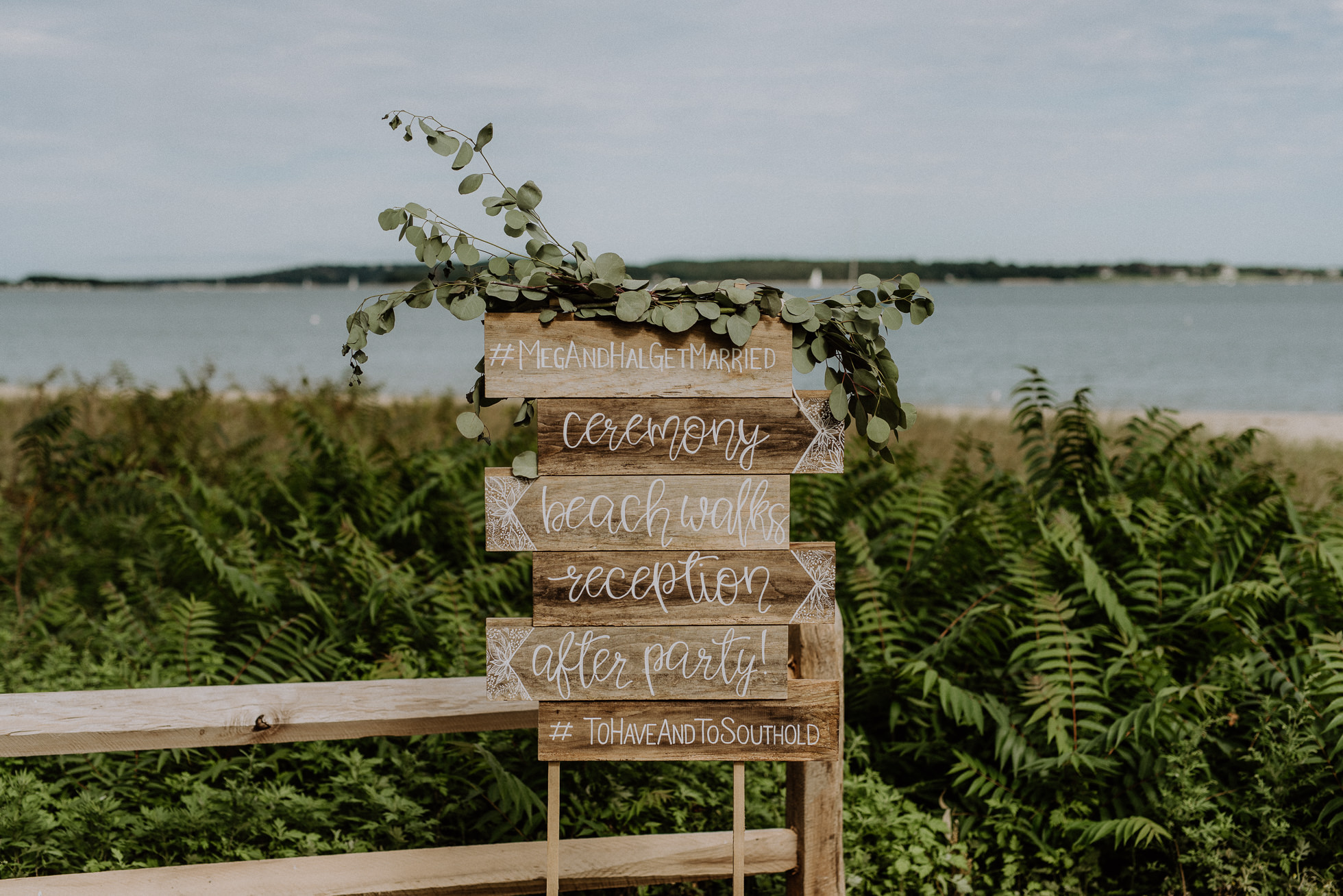 custom wood wedding signs