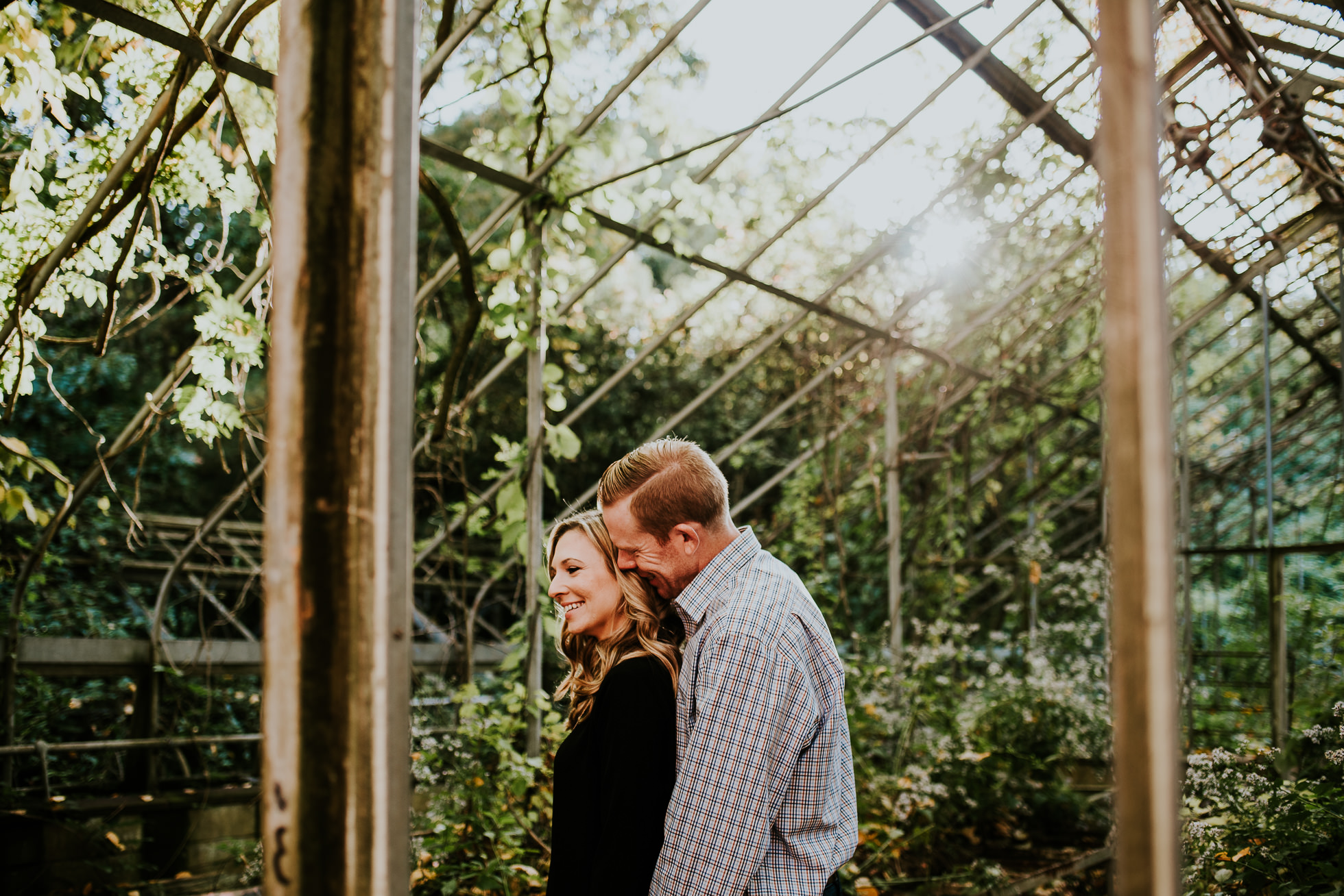 dramatic engagement session photographed by Traverse the Tides