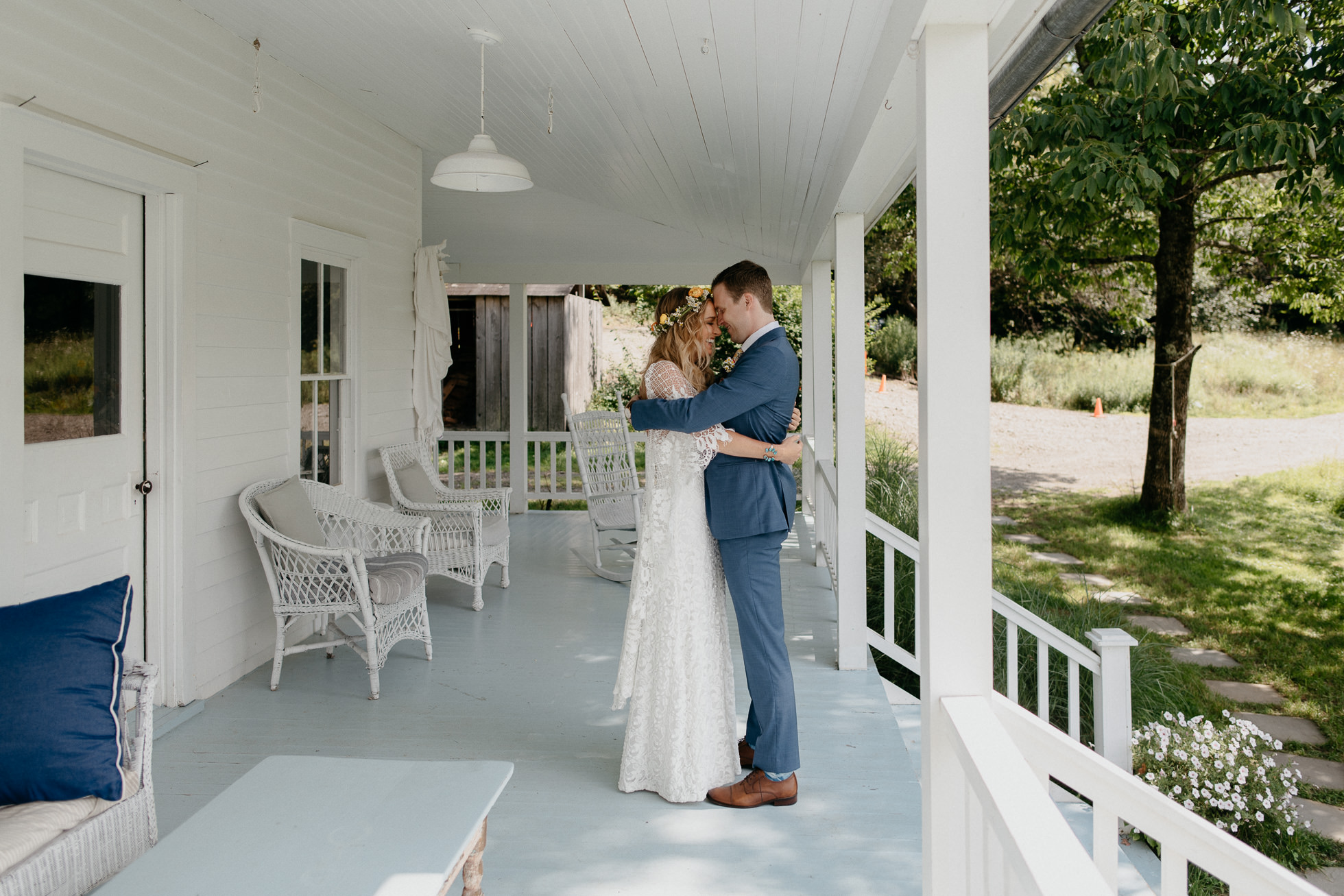 emotional wedding first look