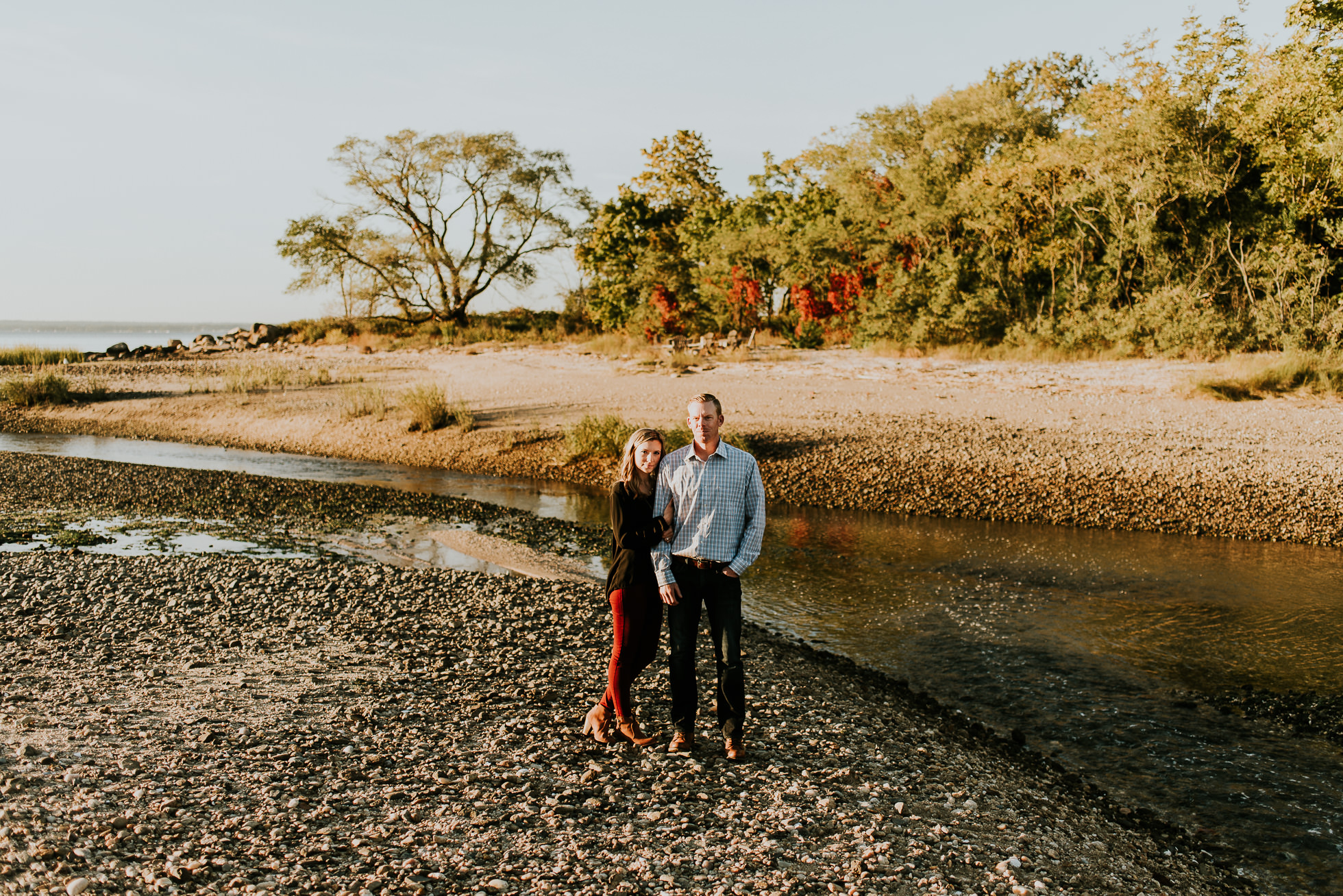 fall engagement session photographed by Traverse the Tides