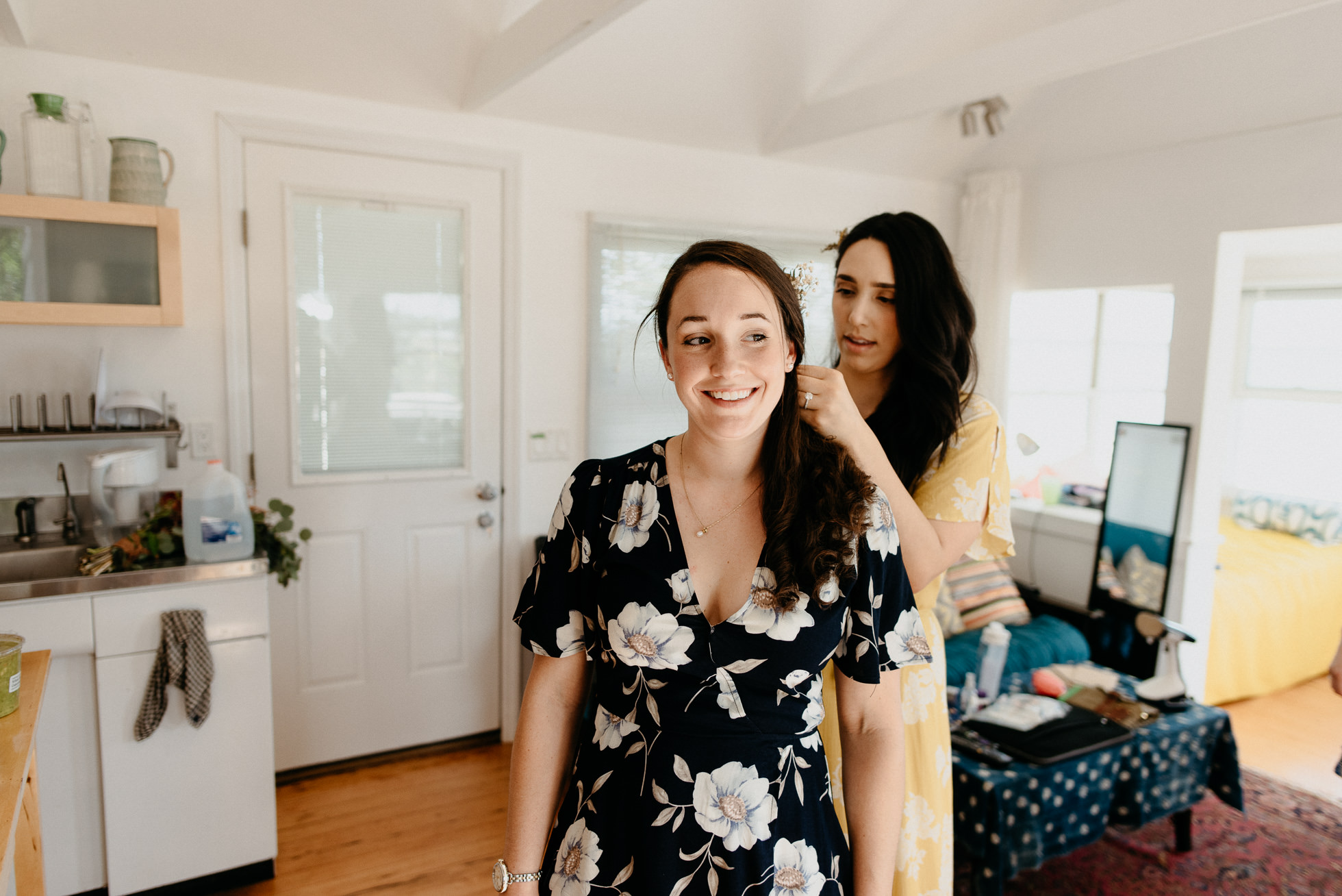 floral bridesmaid dresses