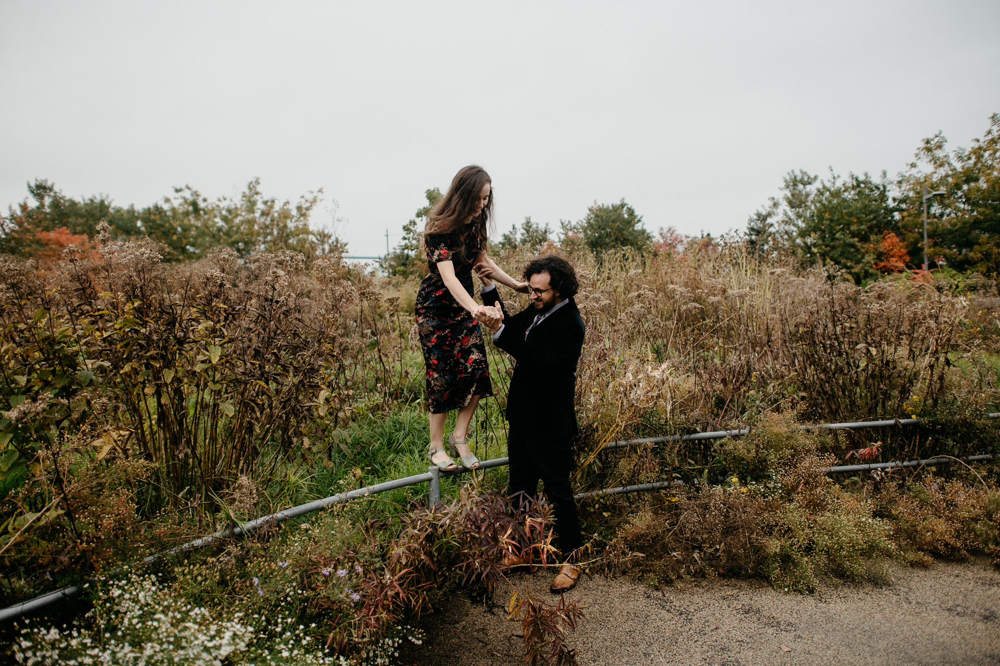 fun engagement photos New York