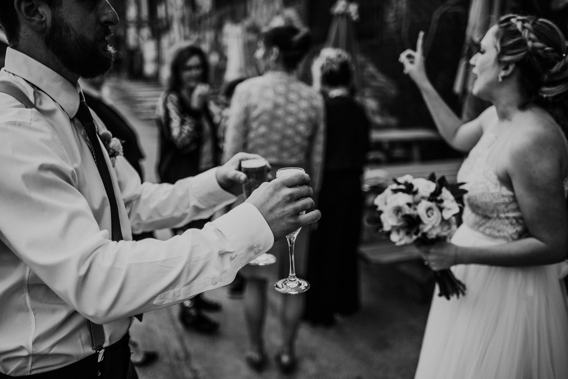 hipster brooklyn wedding photographed by Traverse The Tides