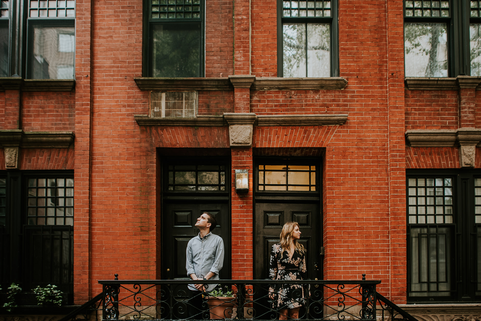 new york city street engagement photos photographed by Traverse the Tides30