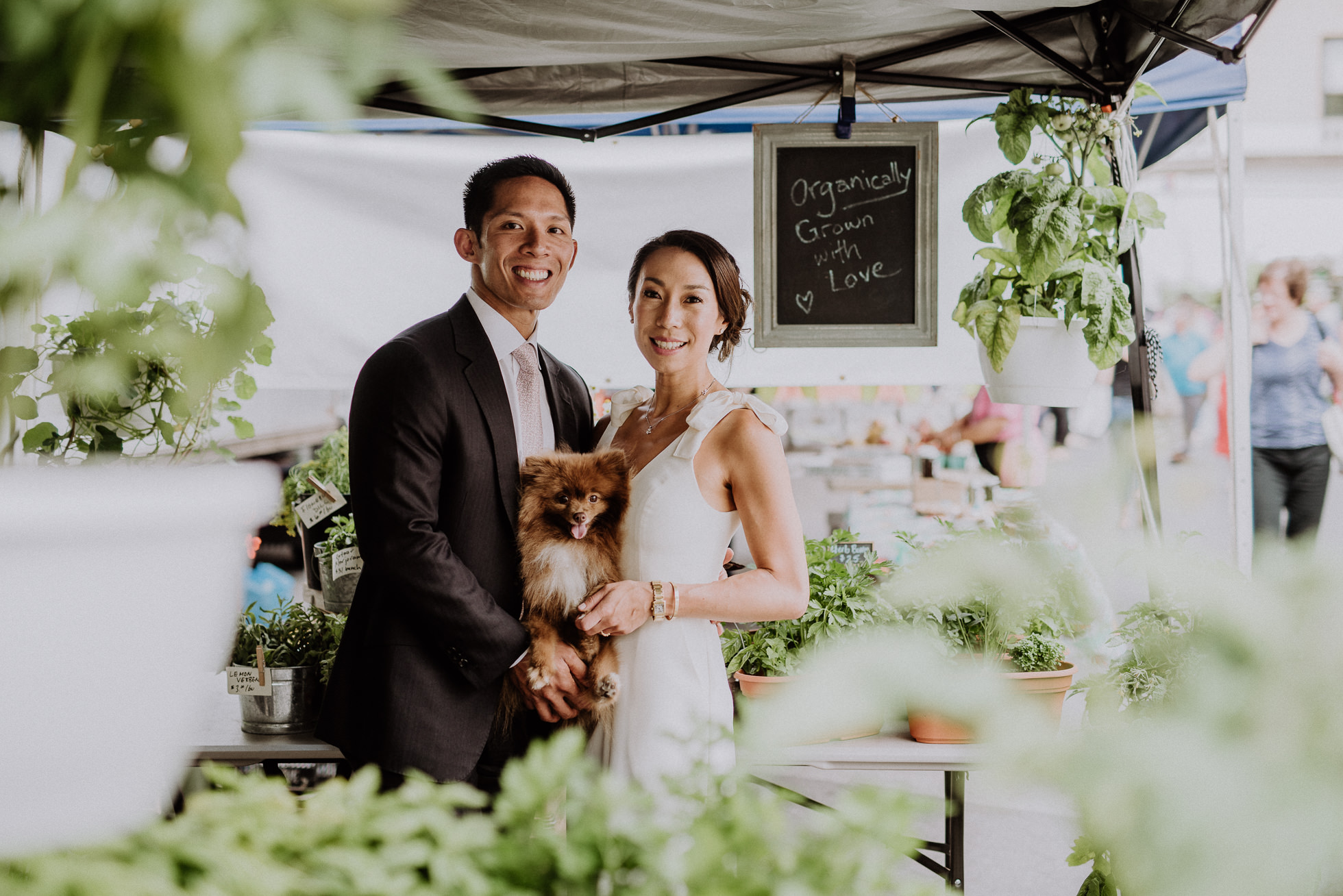 organic market wedding