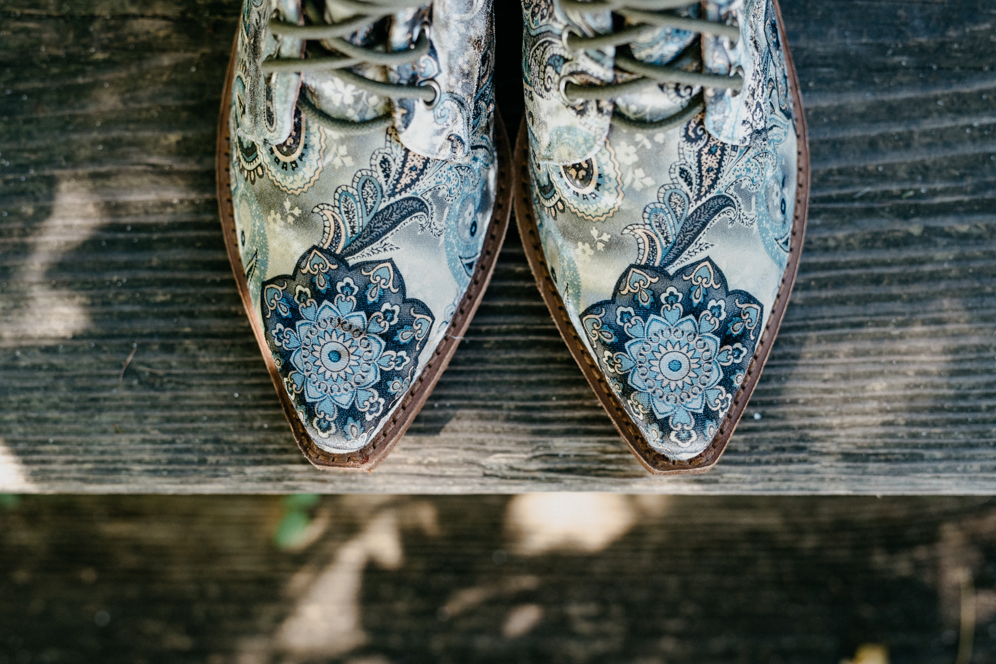 paisley wedding shoes