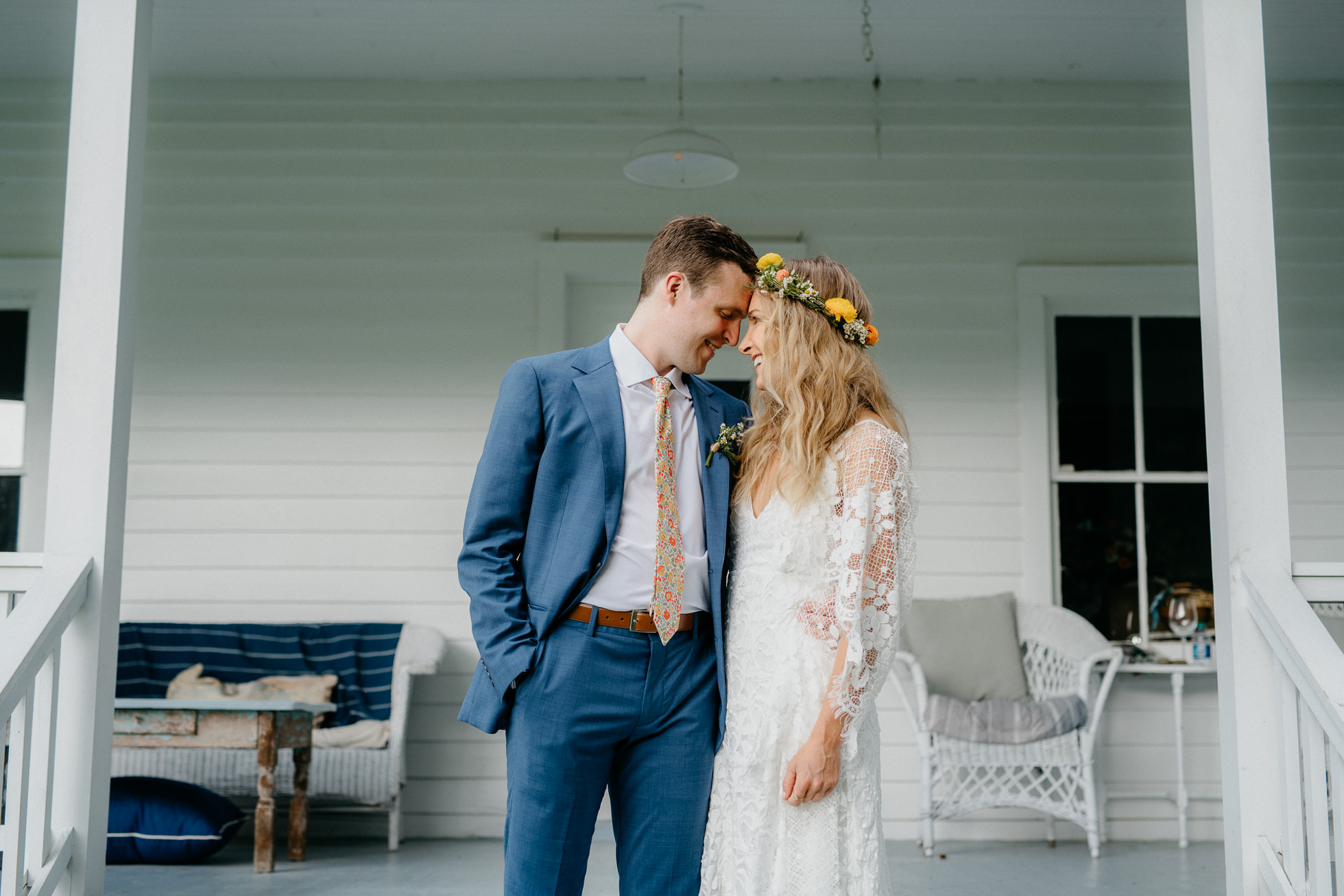 porch wedding photos