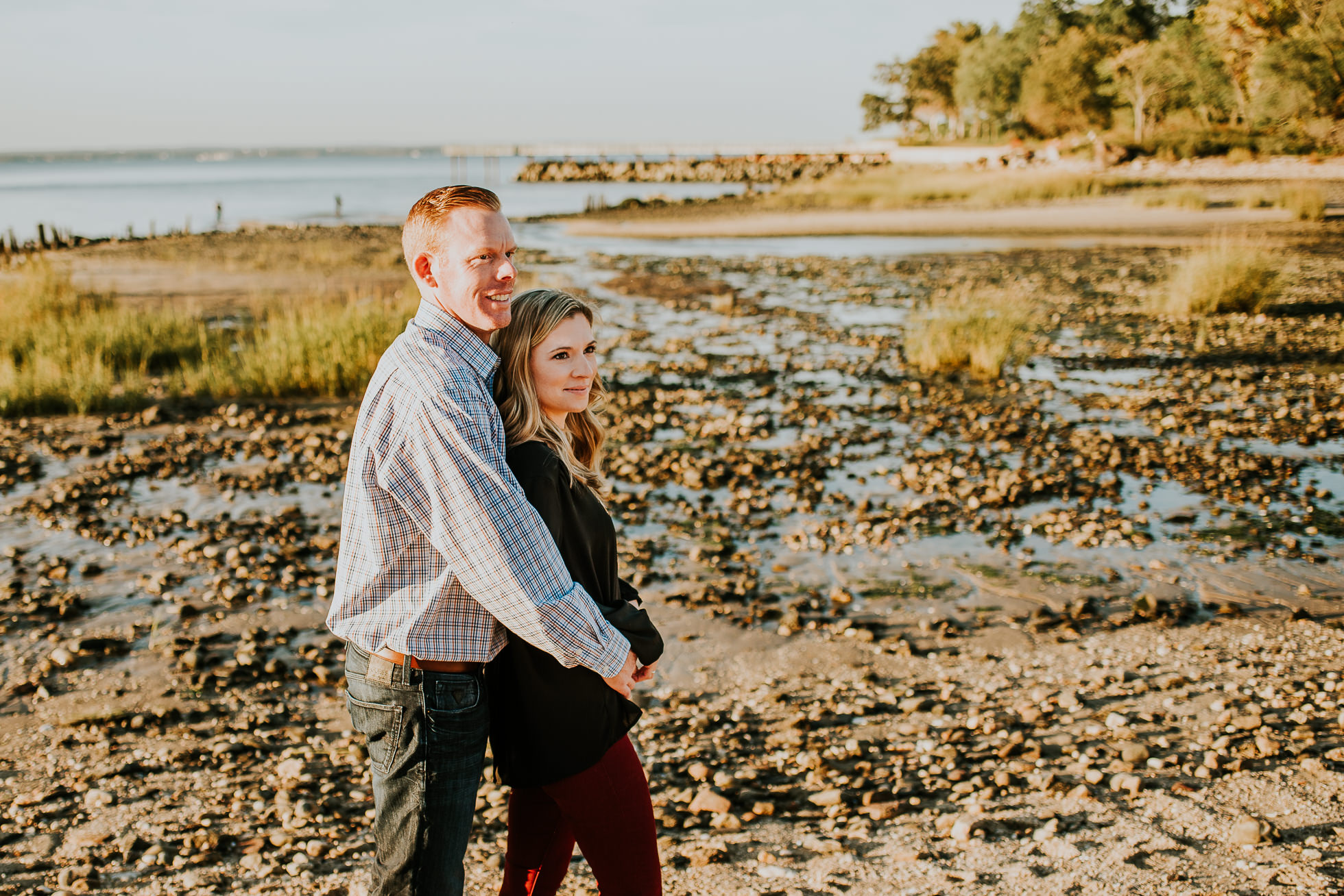 romantic beach engagement session photographed by Traverse the Tides