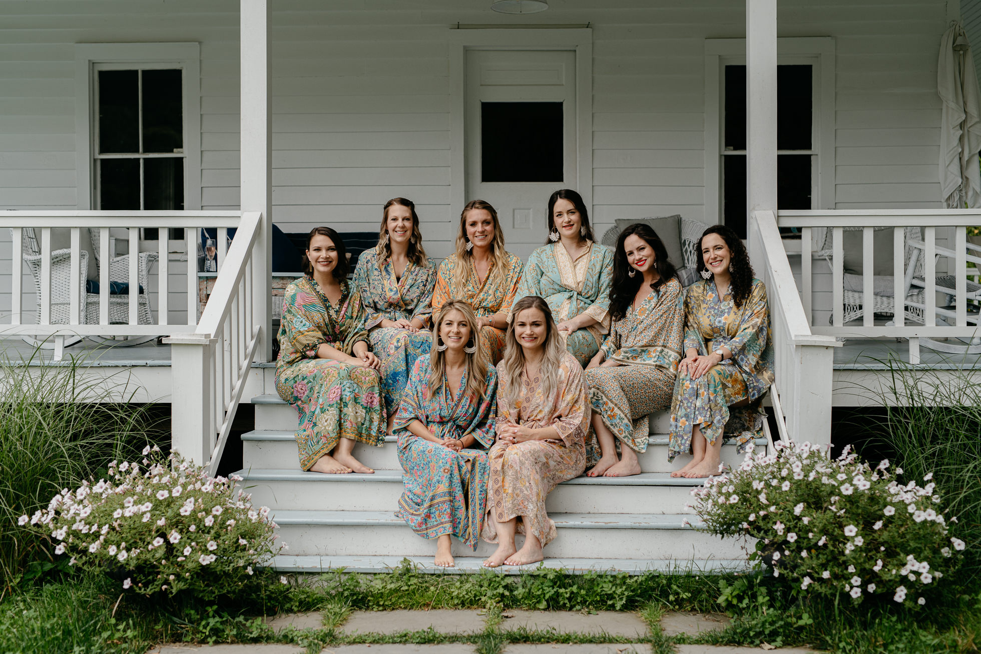 rustic bridesmaid robes