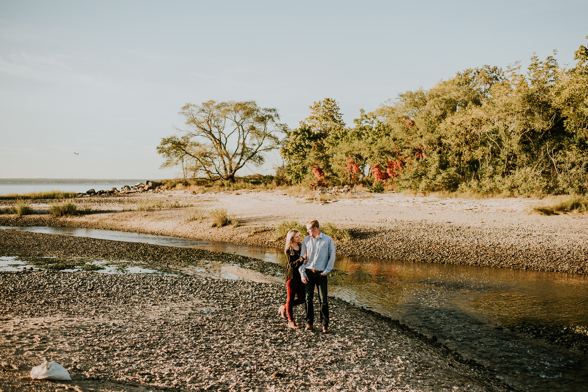 sweet engagement session photographed by Traverse the Tides