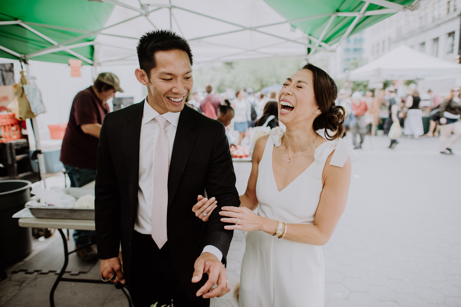 Union Square Greenmarket engagement session