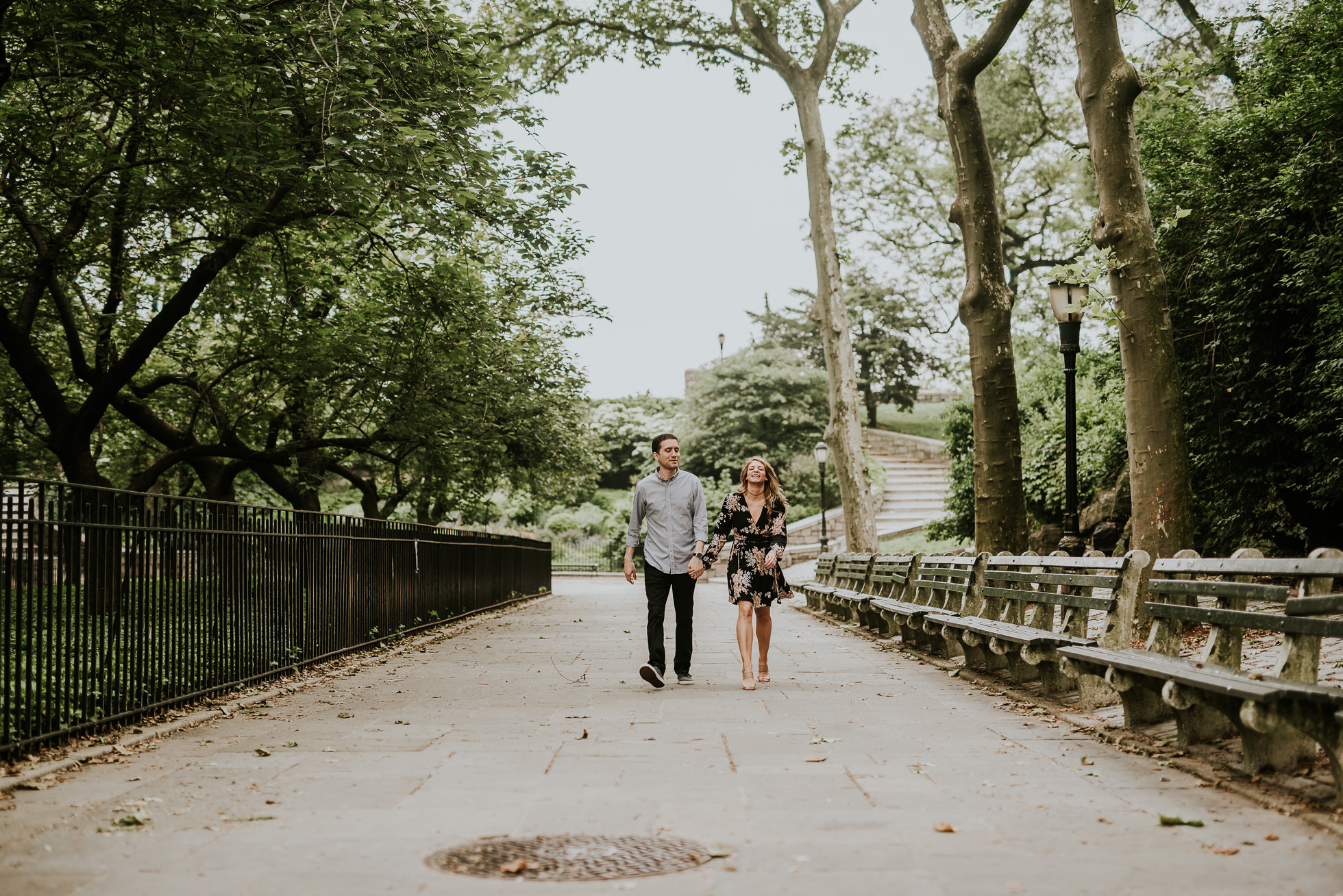 Upper East Side engagement photos photographed by Traverse the Tides2