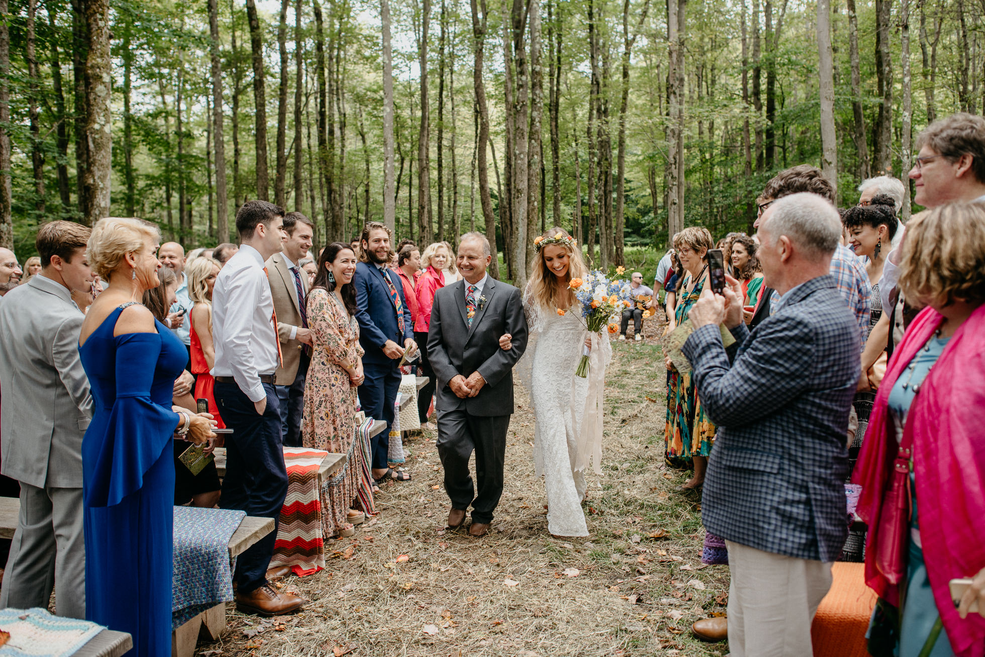 upstate new york forest wedding