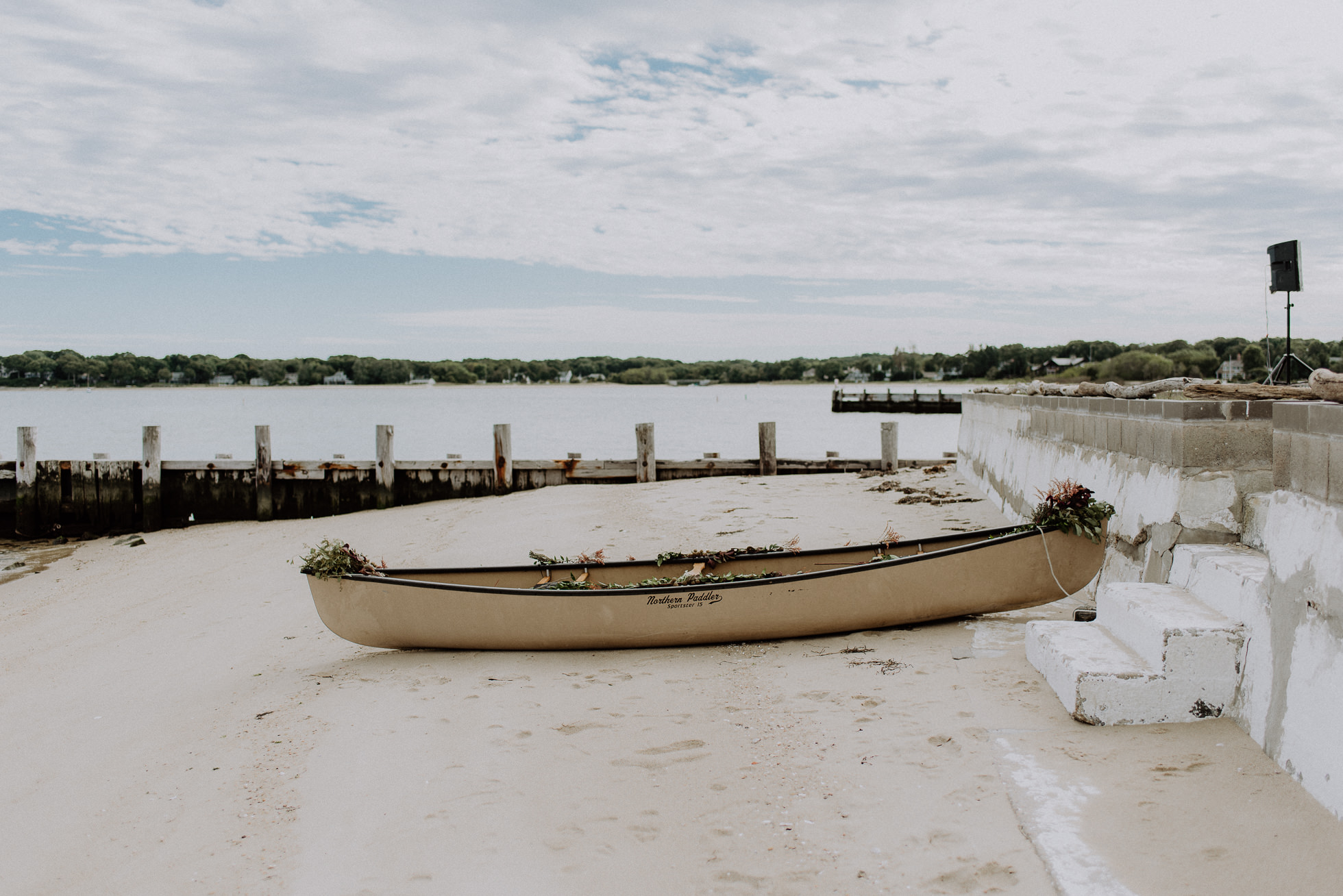 wedding canoe