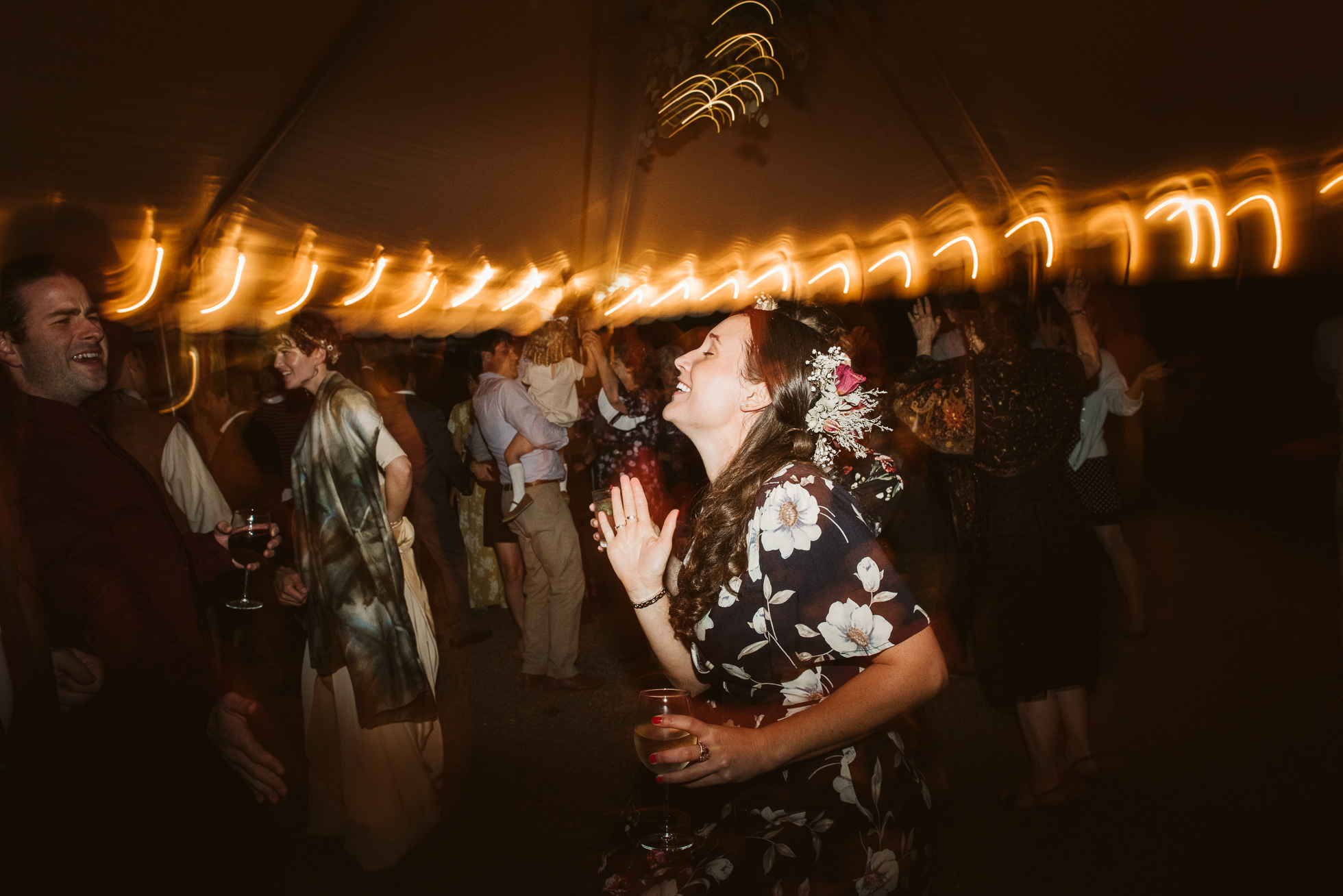 wedding reception dancing