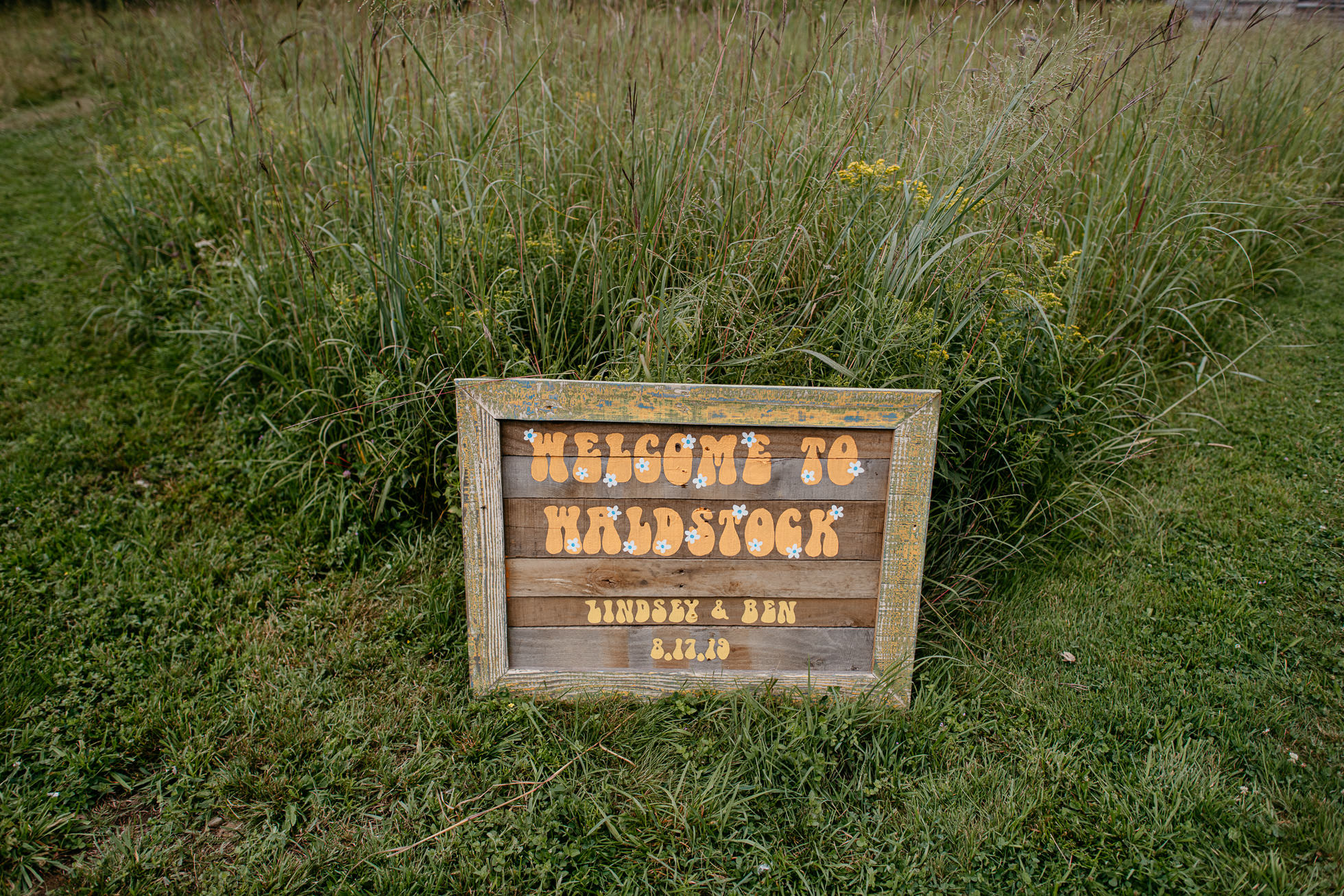 Woodstock wedding sign