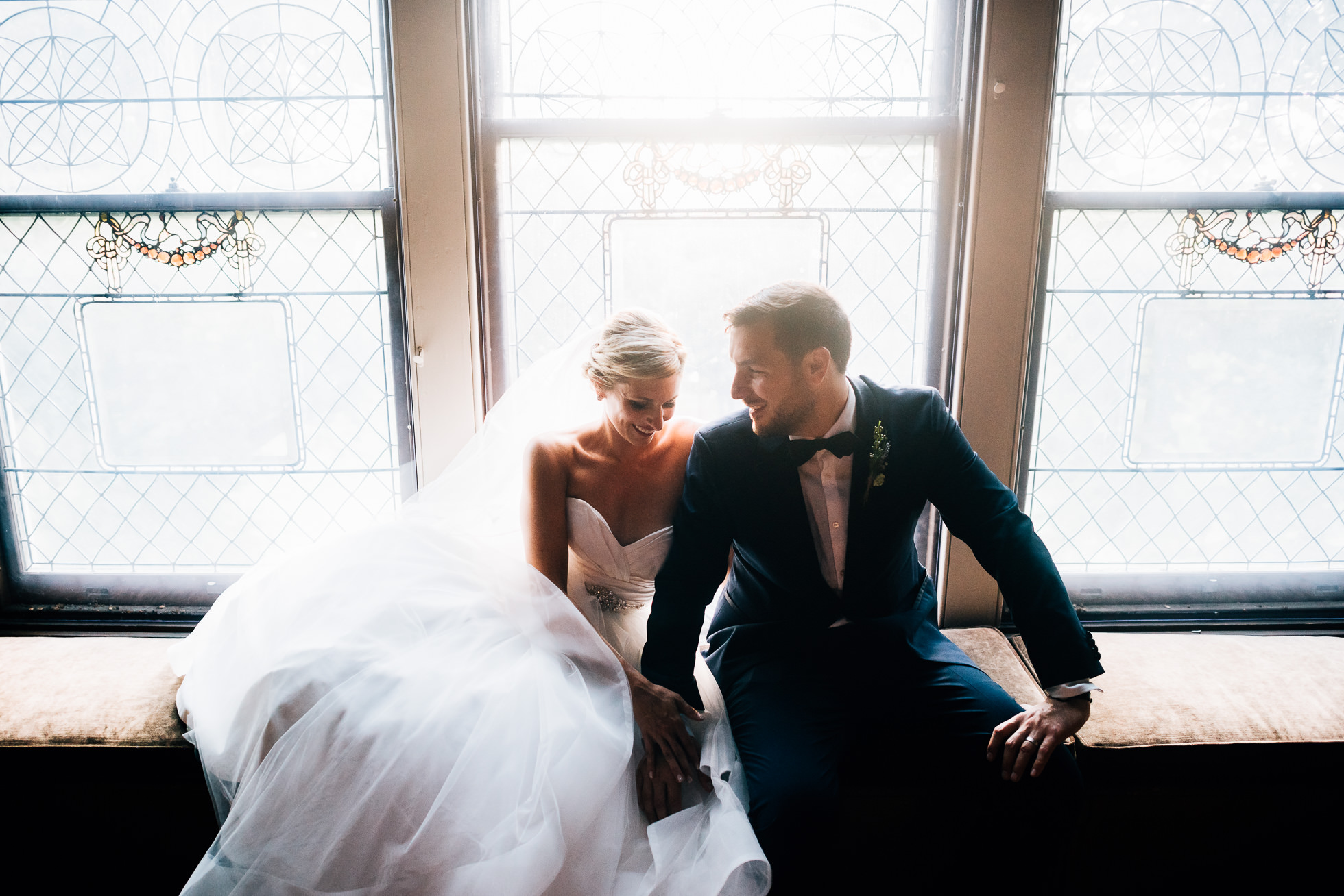 bride and groom inside mansion at lyndhurst castle photographed by traverse the tides-4