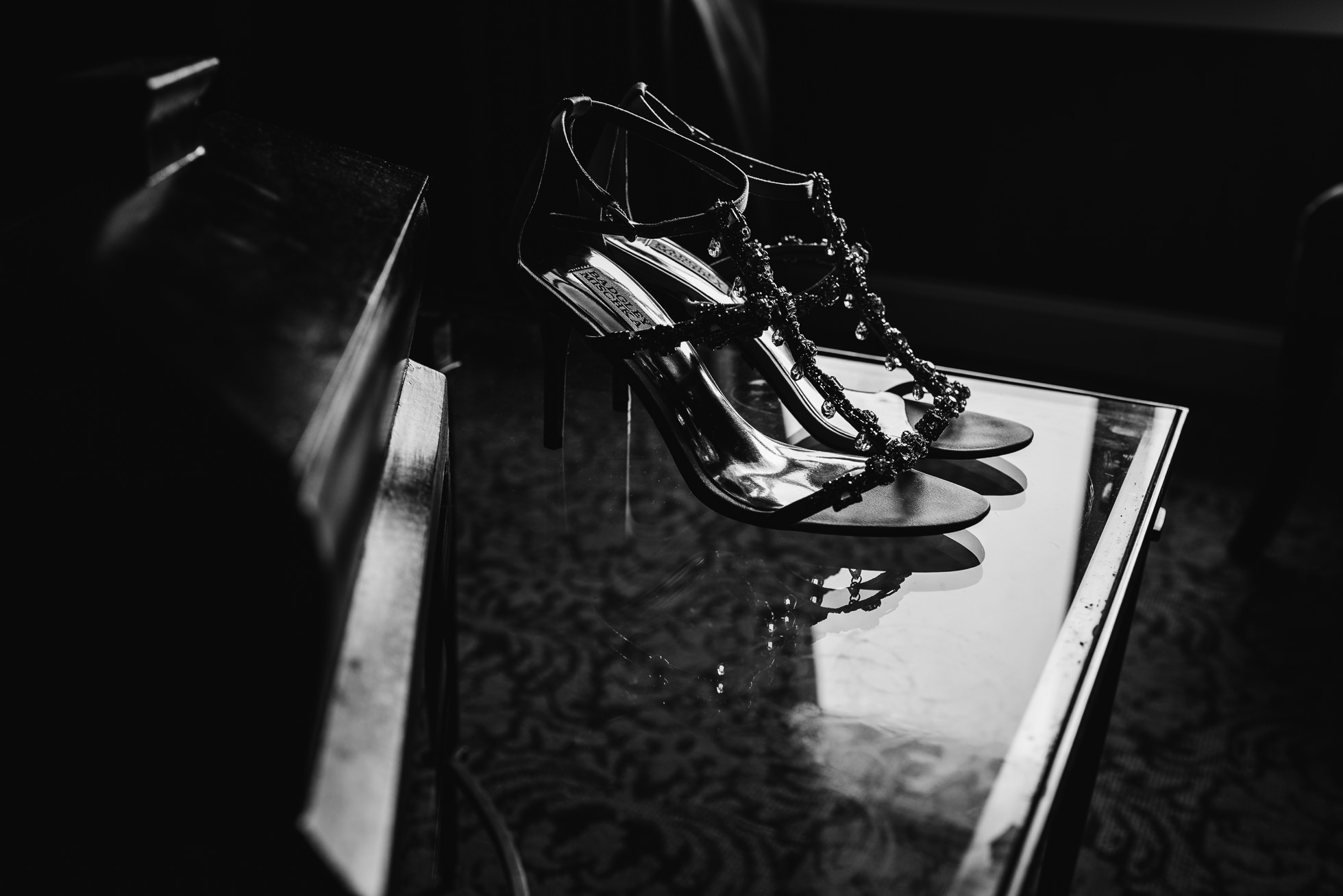 bride shoes lyndhurst castle wedding photographed by traverse the tides