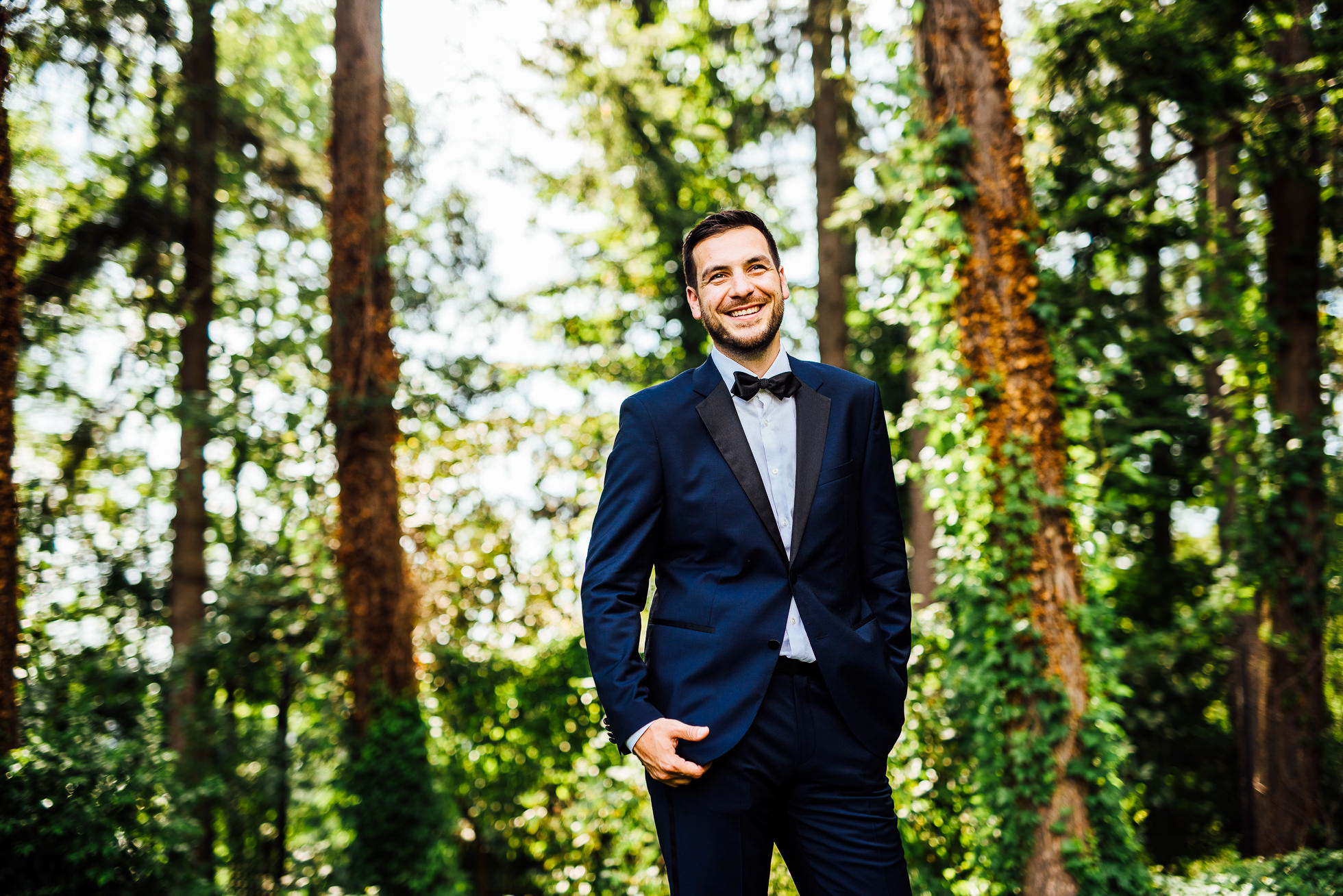 groom portrait at lyndhurst castle photographed by traverse the tides