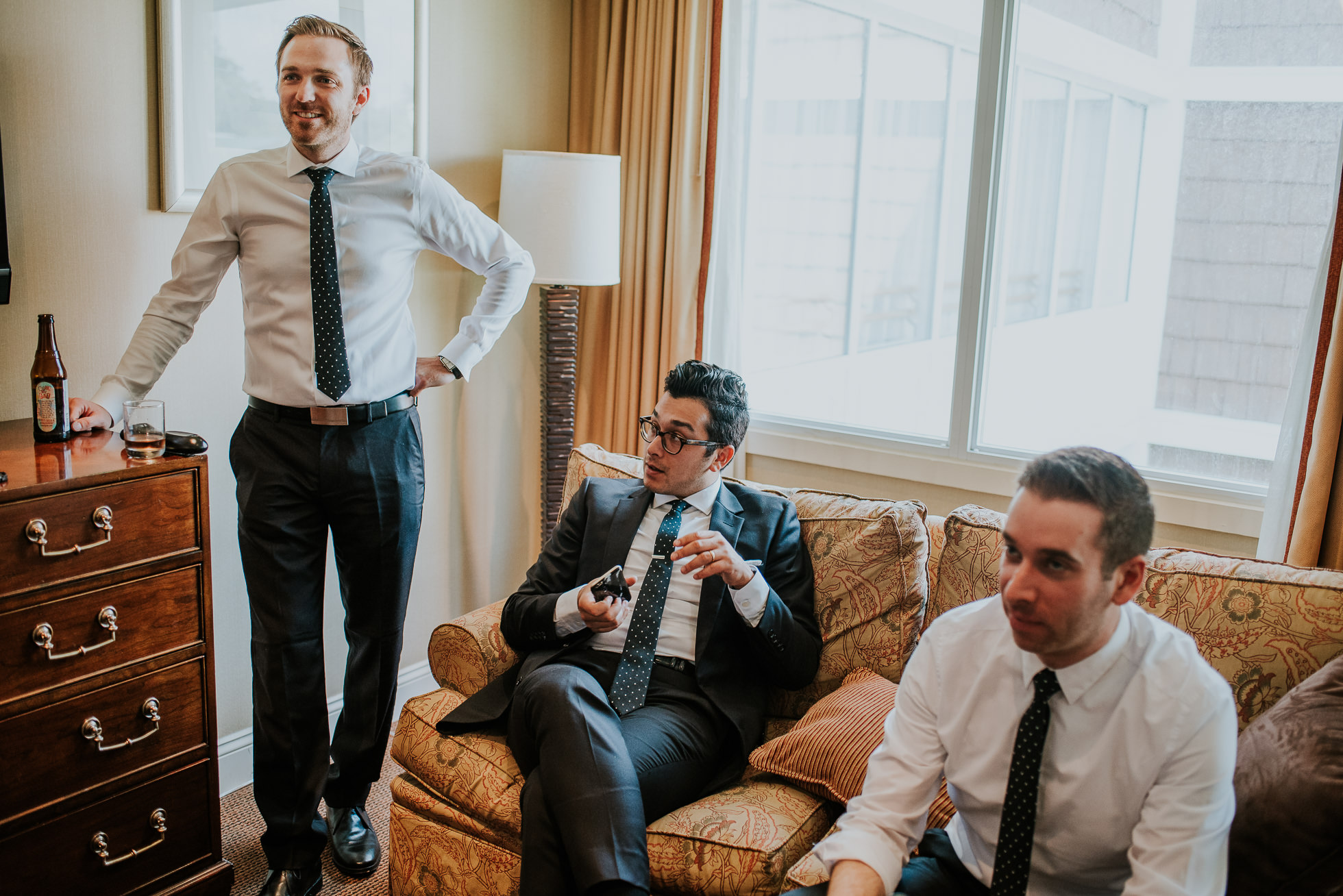 groomsmen lyndhurst castle wedding photographed by traverse the tides