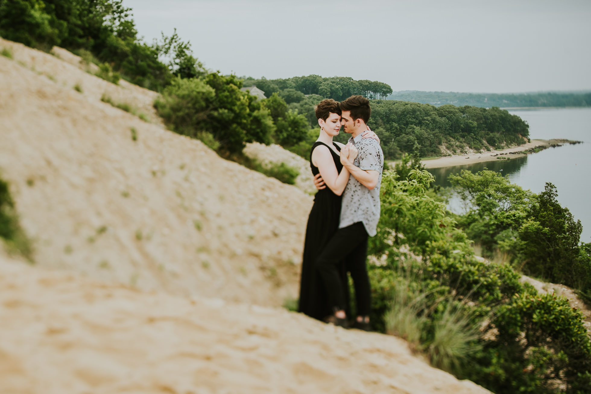 sand dunes wedding photos photographed by traverse the tides