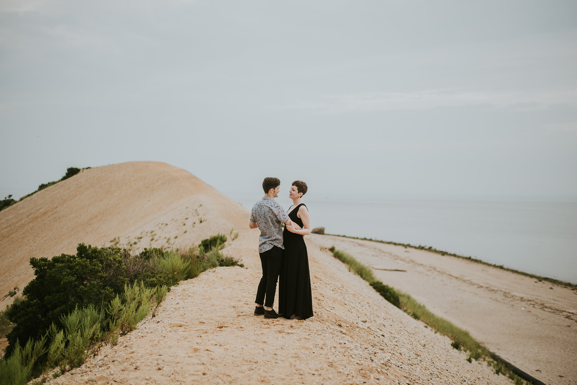 natural engagement photos photographed by traverse the tides