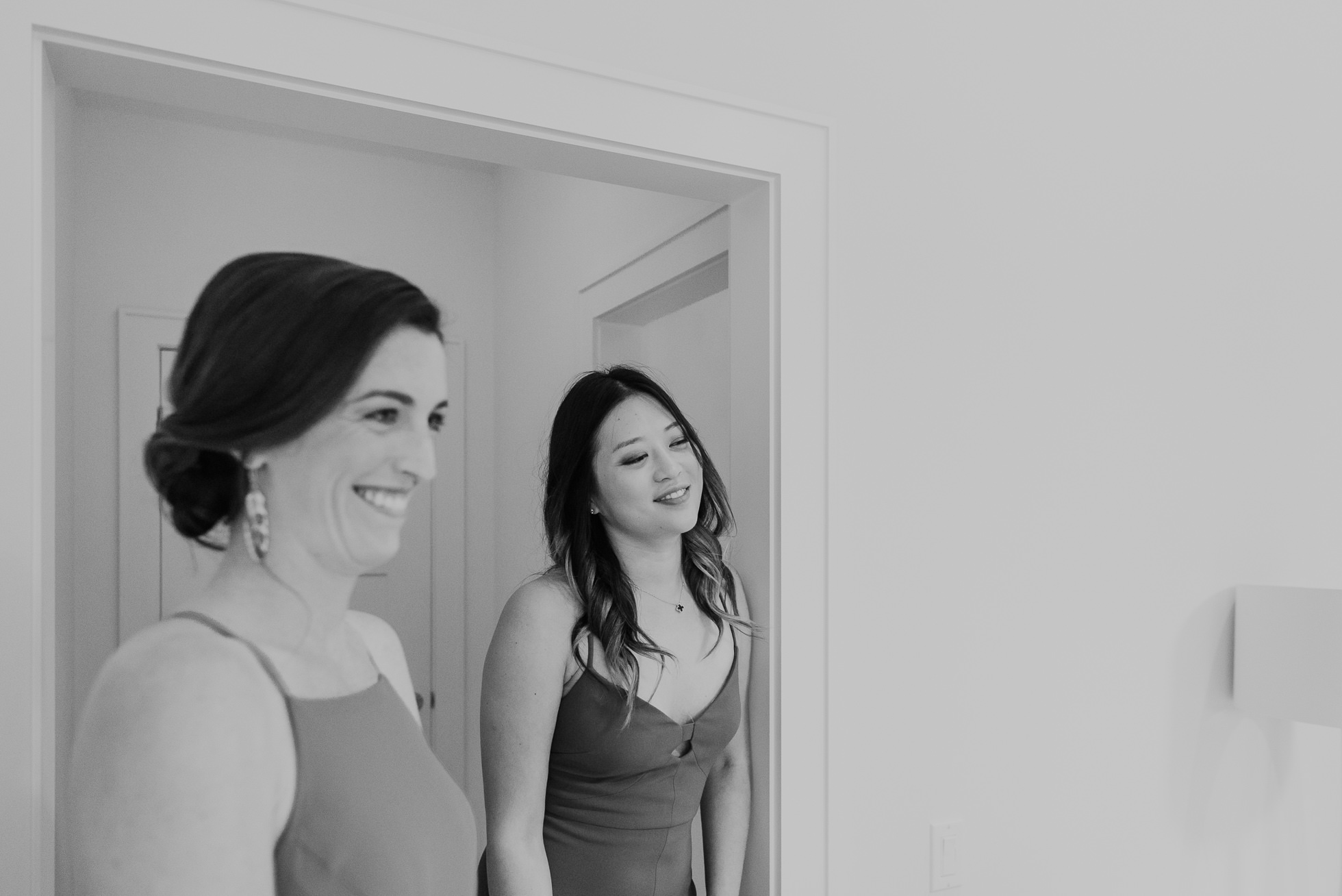 bridesmaids Montauk wedding photographed by Traverse the Tides