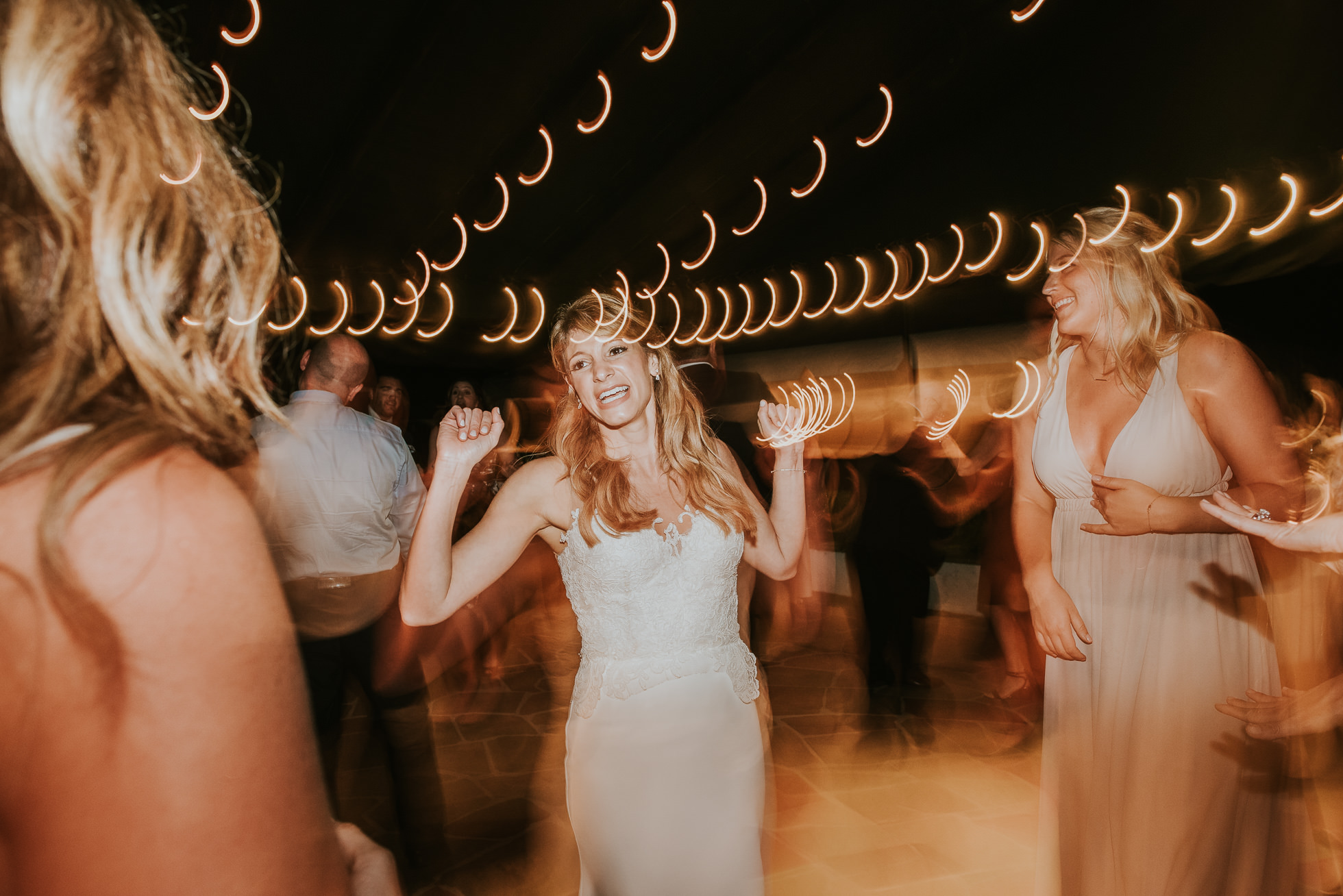 bride dancing the hamptons wedding reception