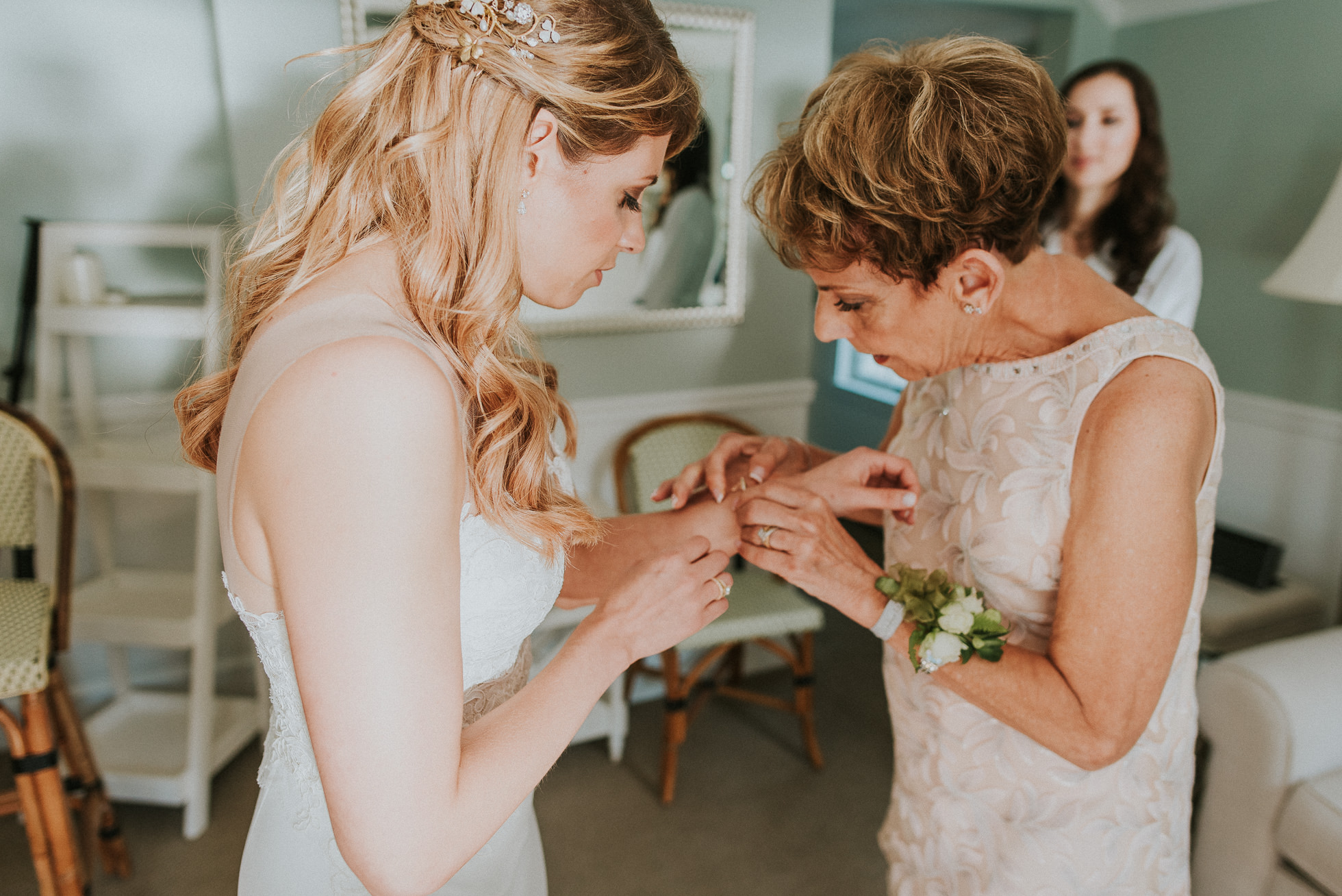 bride bracelet the Hamptons wedding